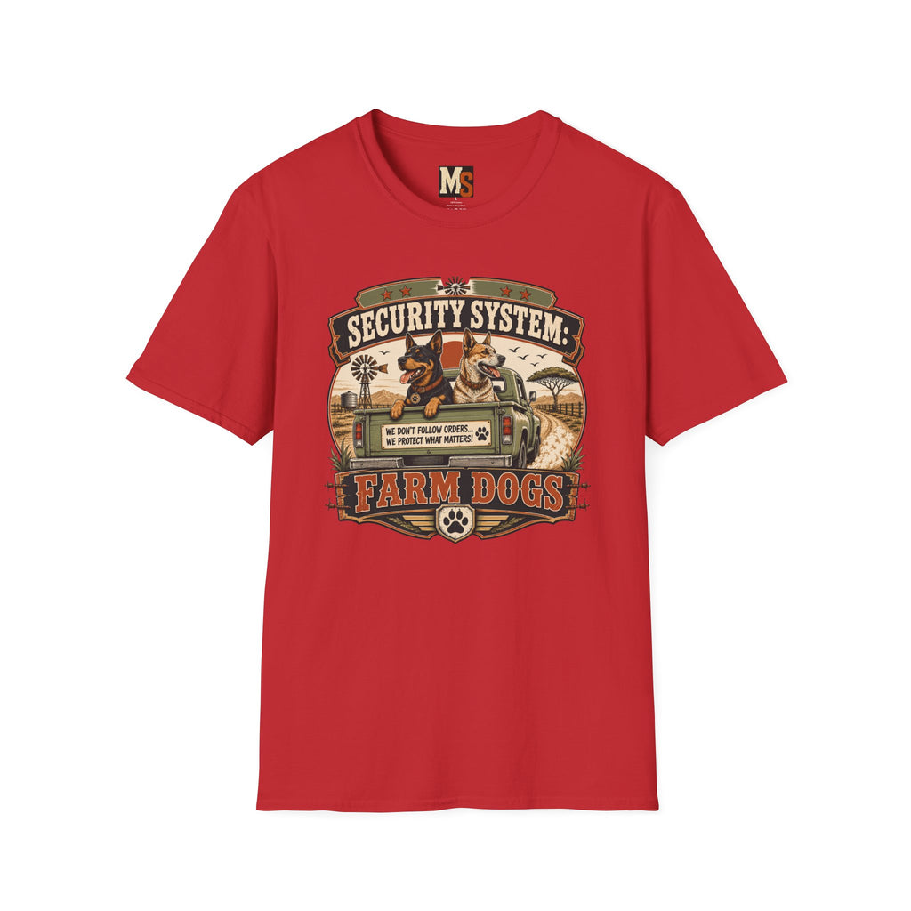 Security system Farm Dogs T-shirt