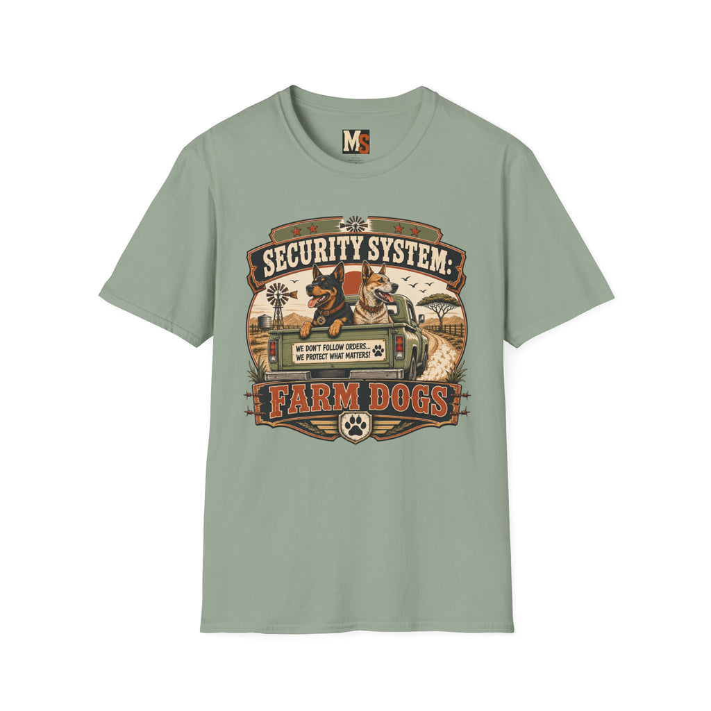 Security system Farm Dogs T-shirt