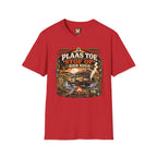 Plaas toe, stof op - Bier koud T-shirt