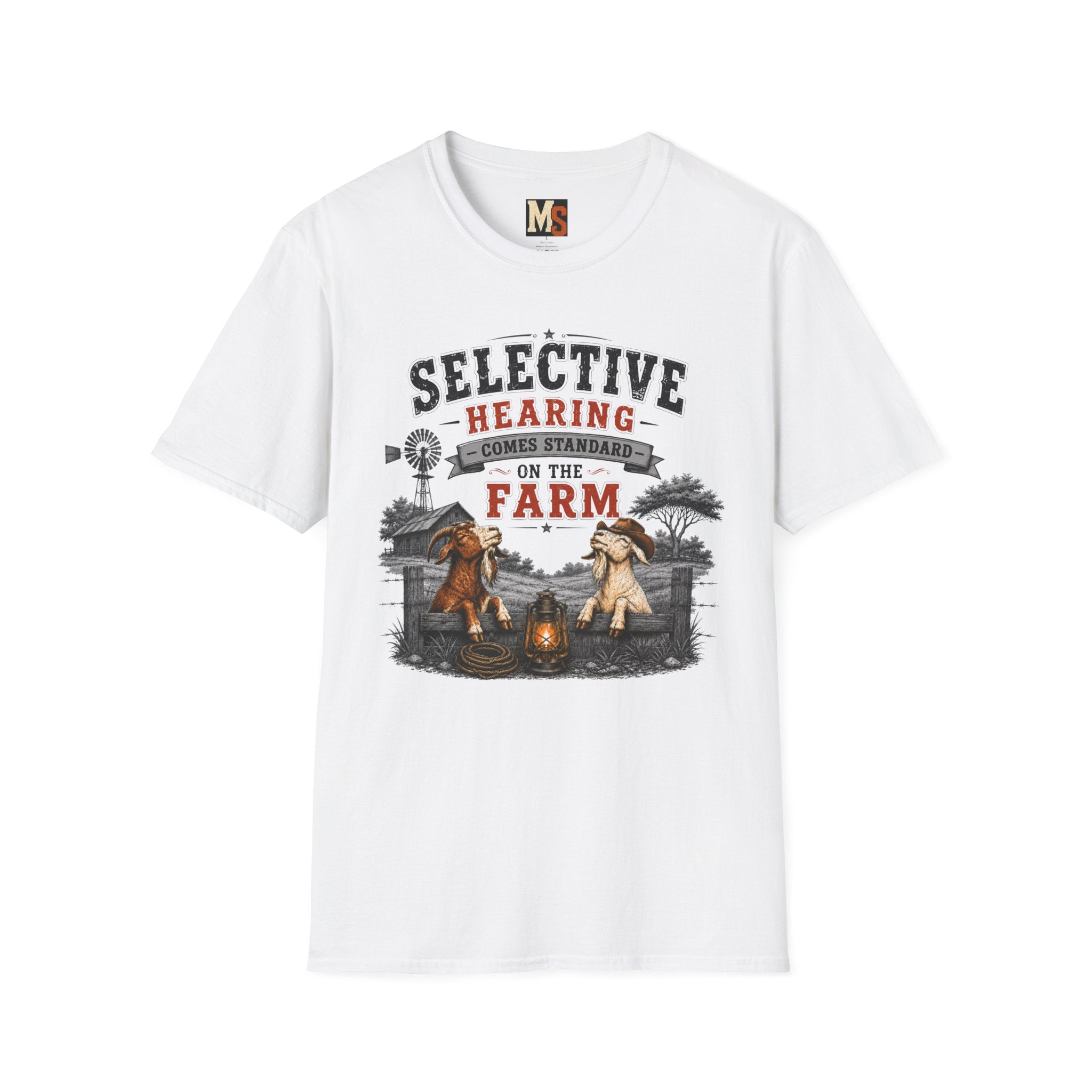 Selective hearing comes standard on the Farm (2) T-shirt