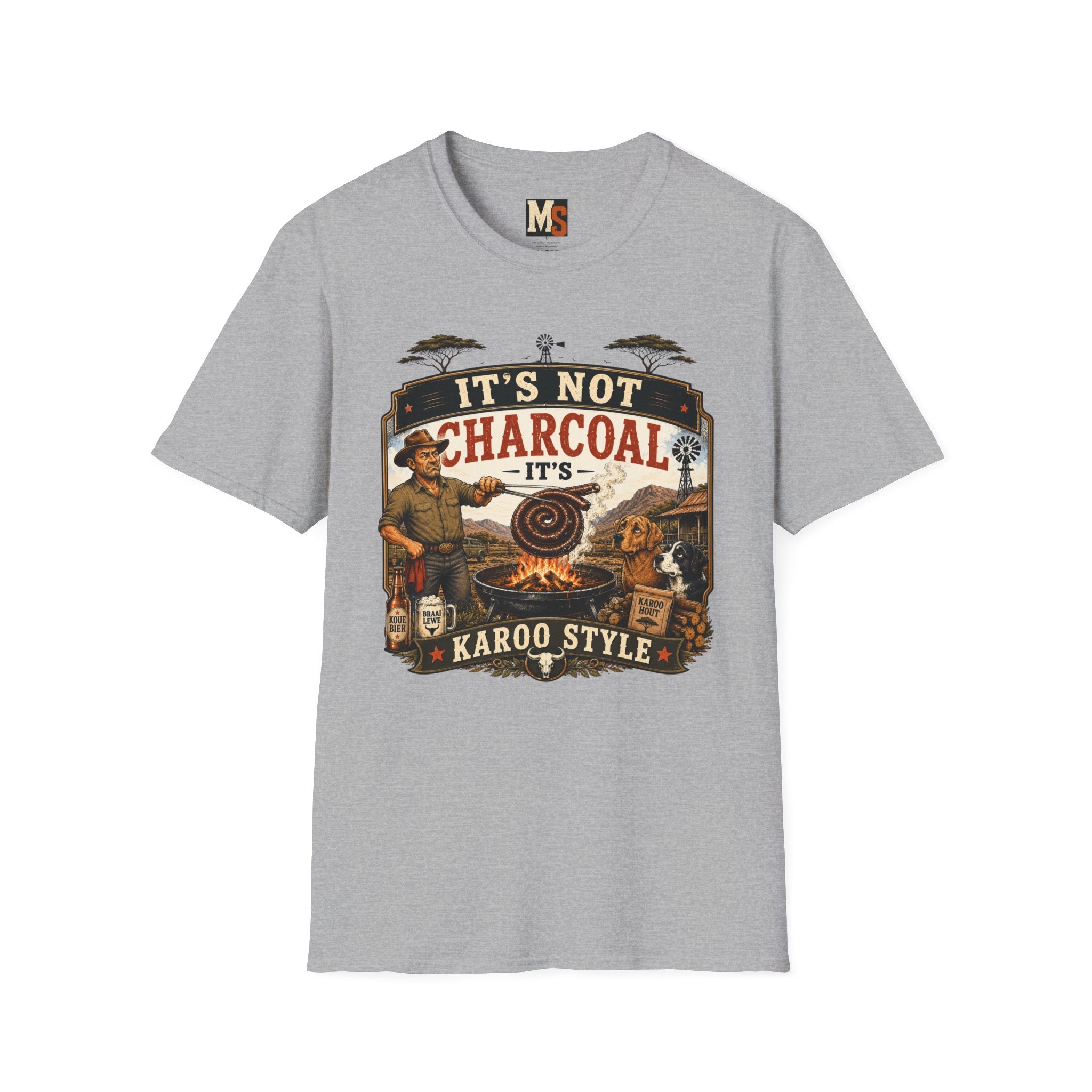 It's not charcoal - It's Karoo style T-shirt