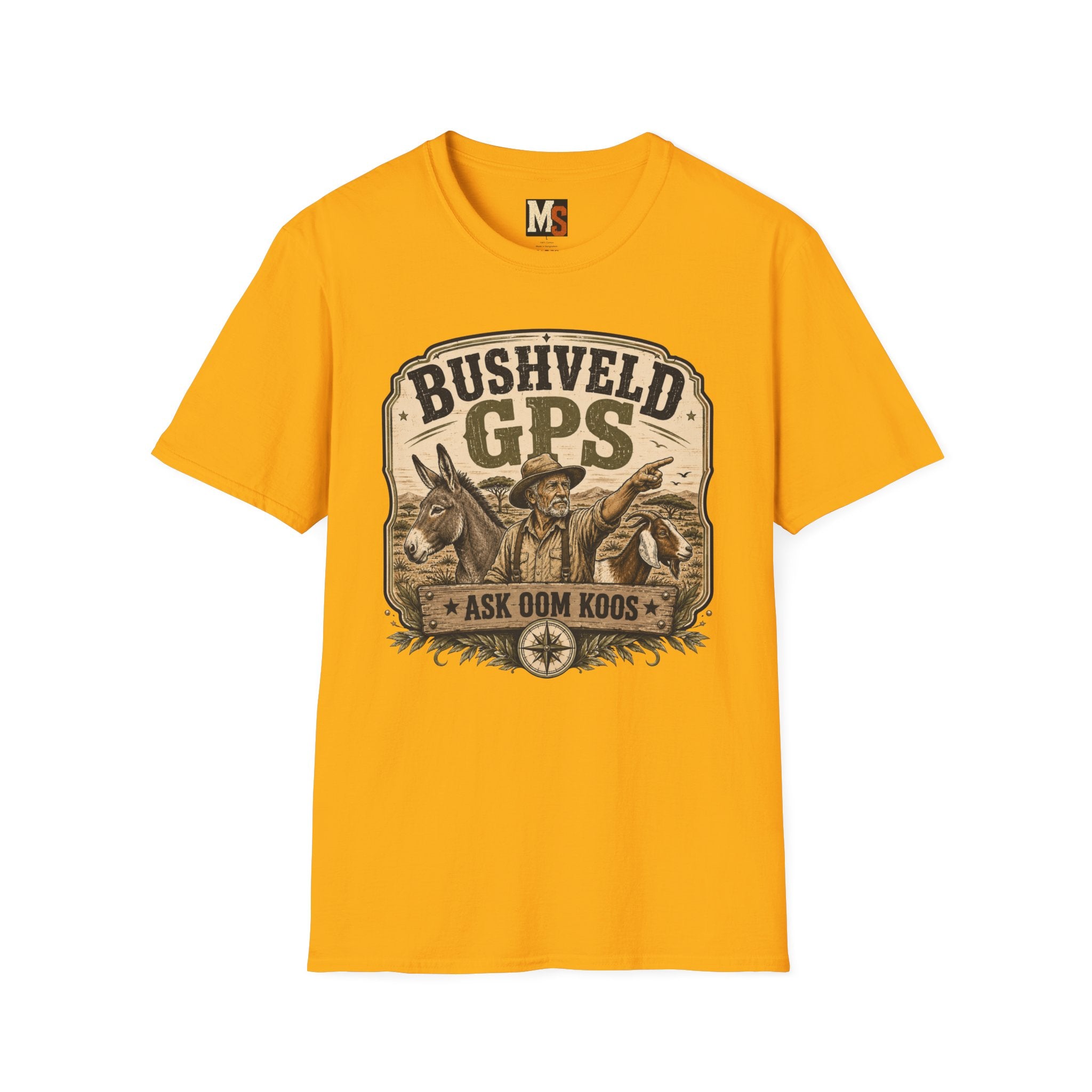 Bushveld GPS - Ask Oom Koos T-shirt