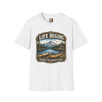 Life begins where the noise ends T-shirt