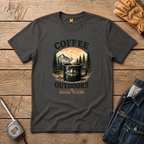 Coffee outdoors & Good vibes T-shirt