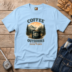Coffee outdoors & Good vibes T-shirt