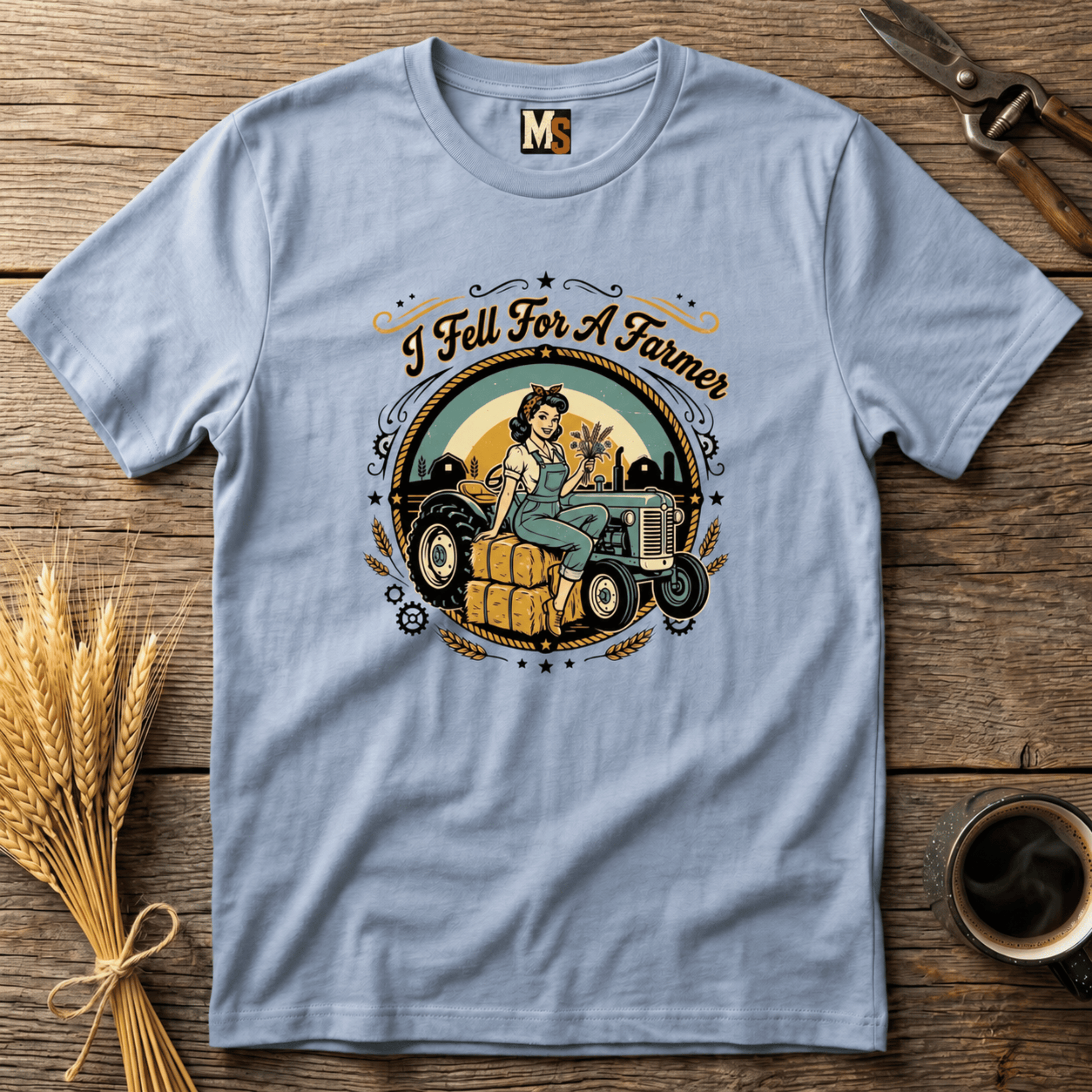 I Fell for a Farmer T-shirt