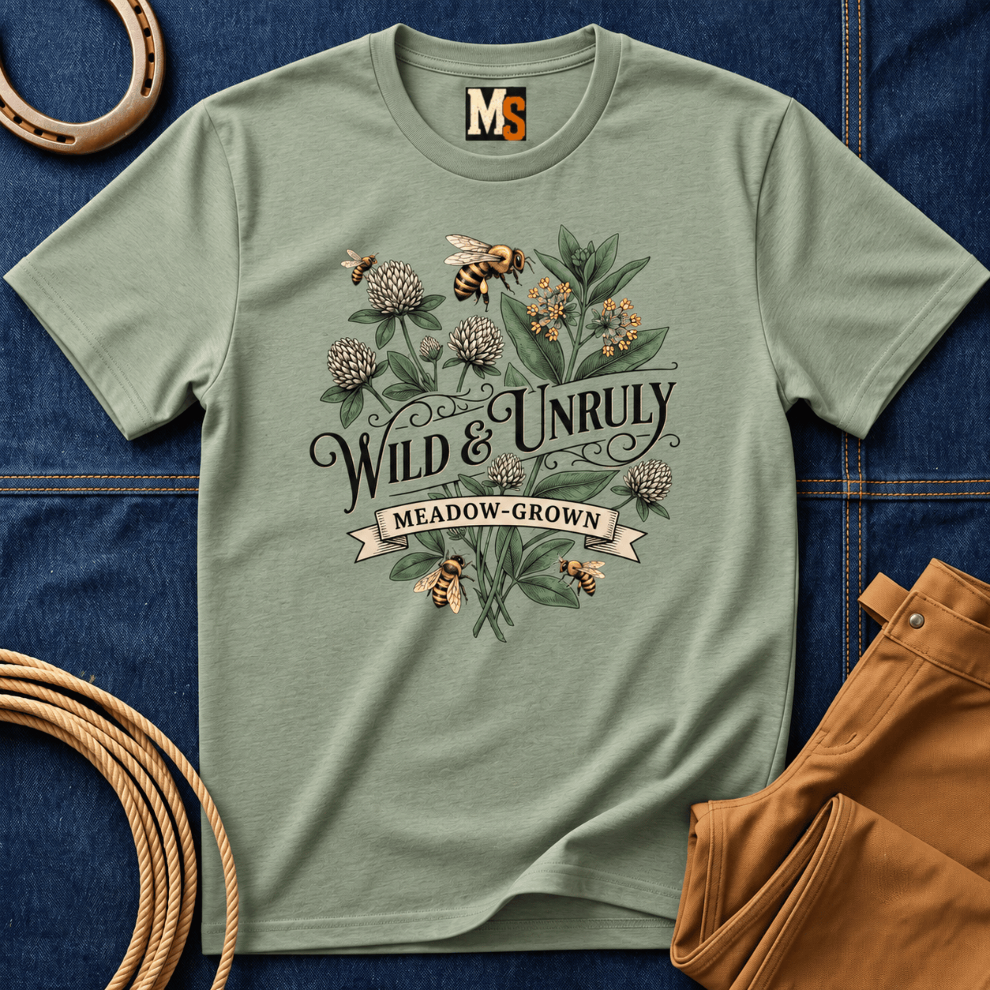 Wild & Unruly - meadow grown T-shirt