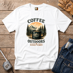 Coffee outdoors & Good vibes T-shirt