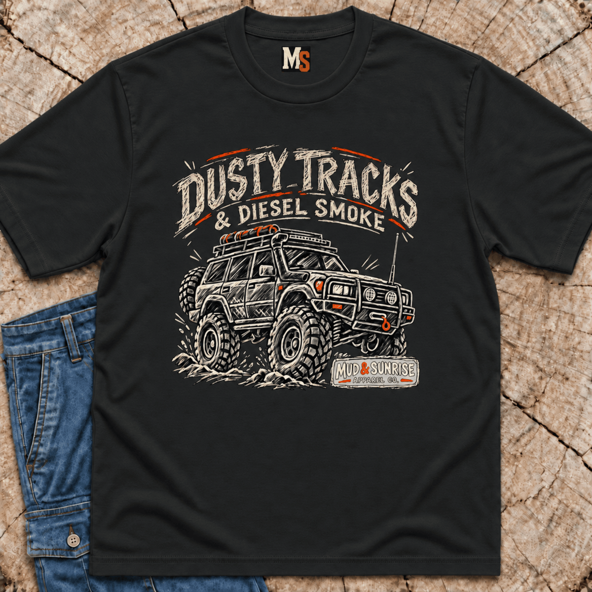 Dusty Tracks & Diesel Smoke T-shirt