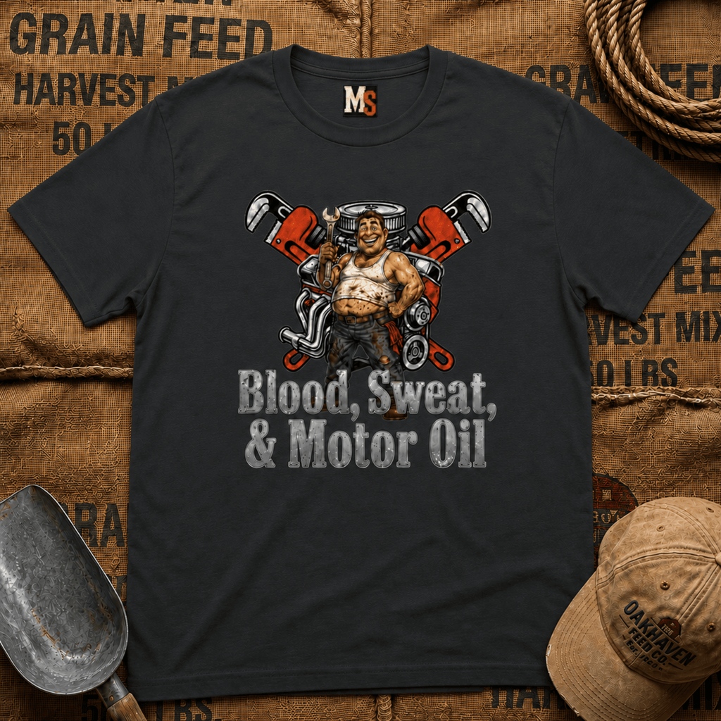 Blood, Sweat & Motor Oil T-shirt