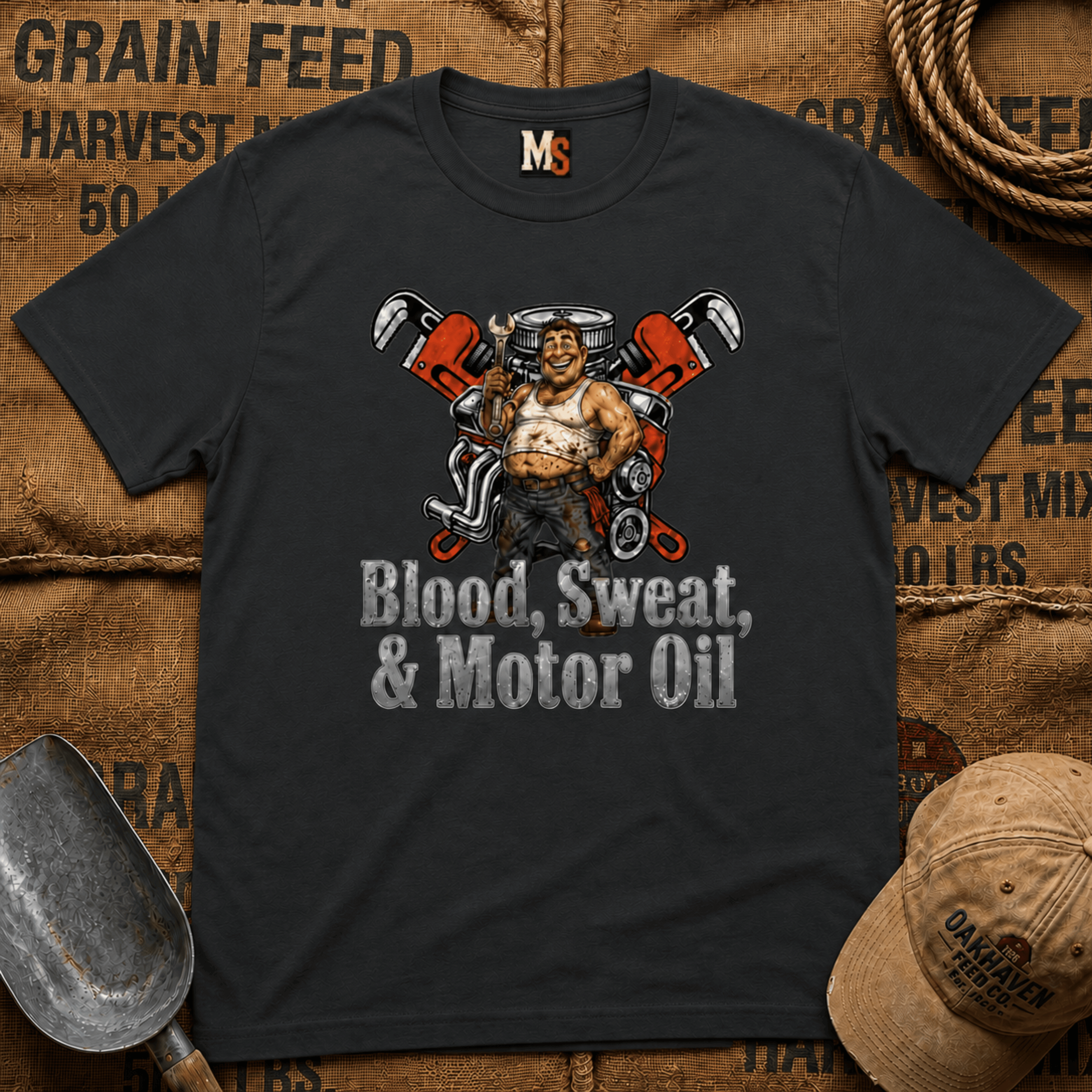 Blood, Sweat & Motor Oil T-shirt