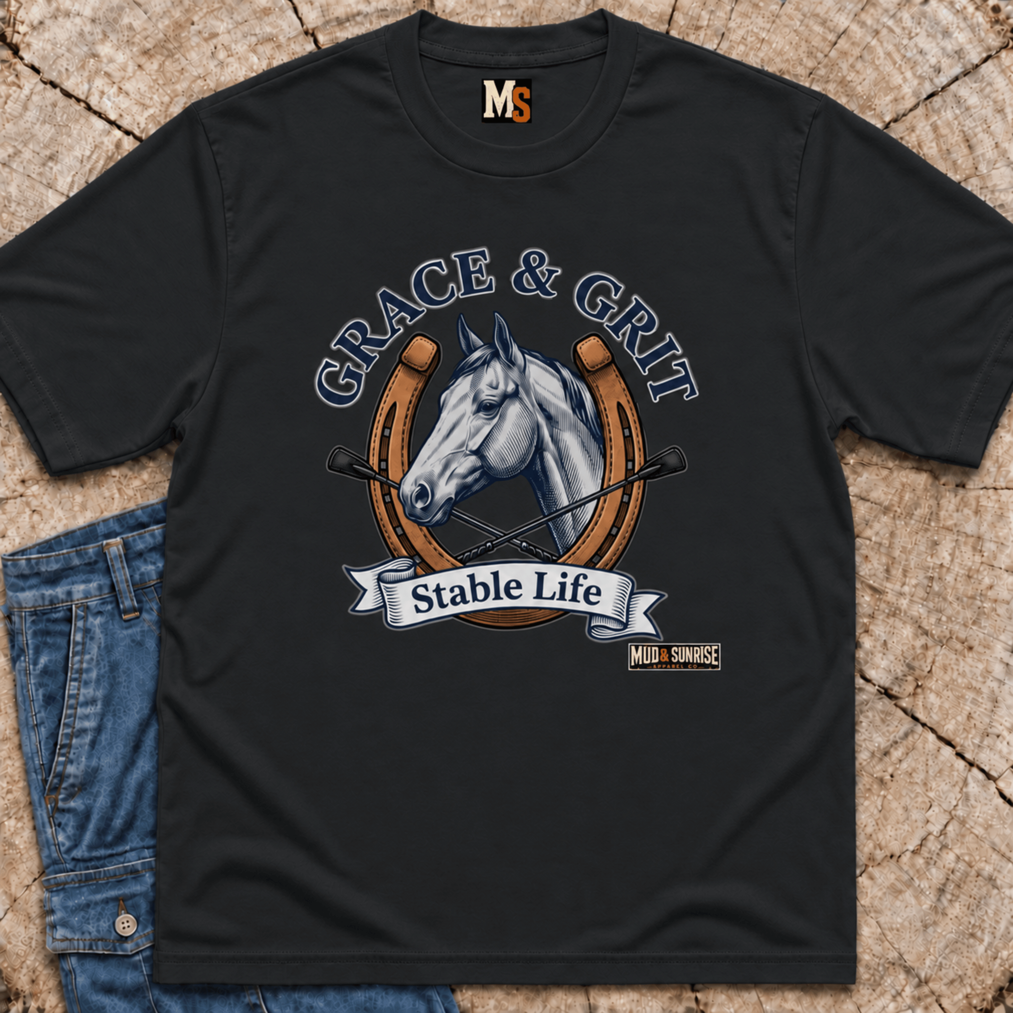 Grace & Grit - stable life T-shirt
