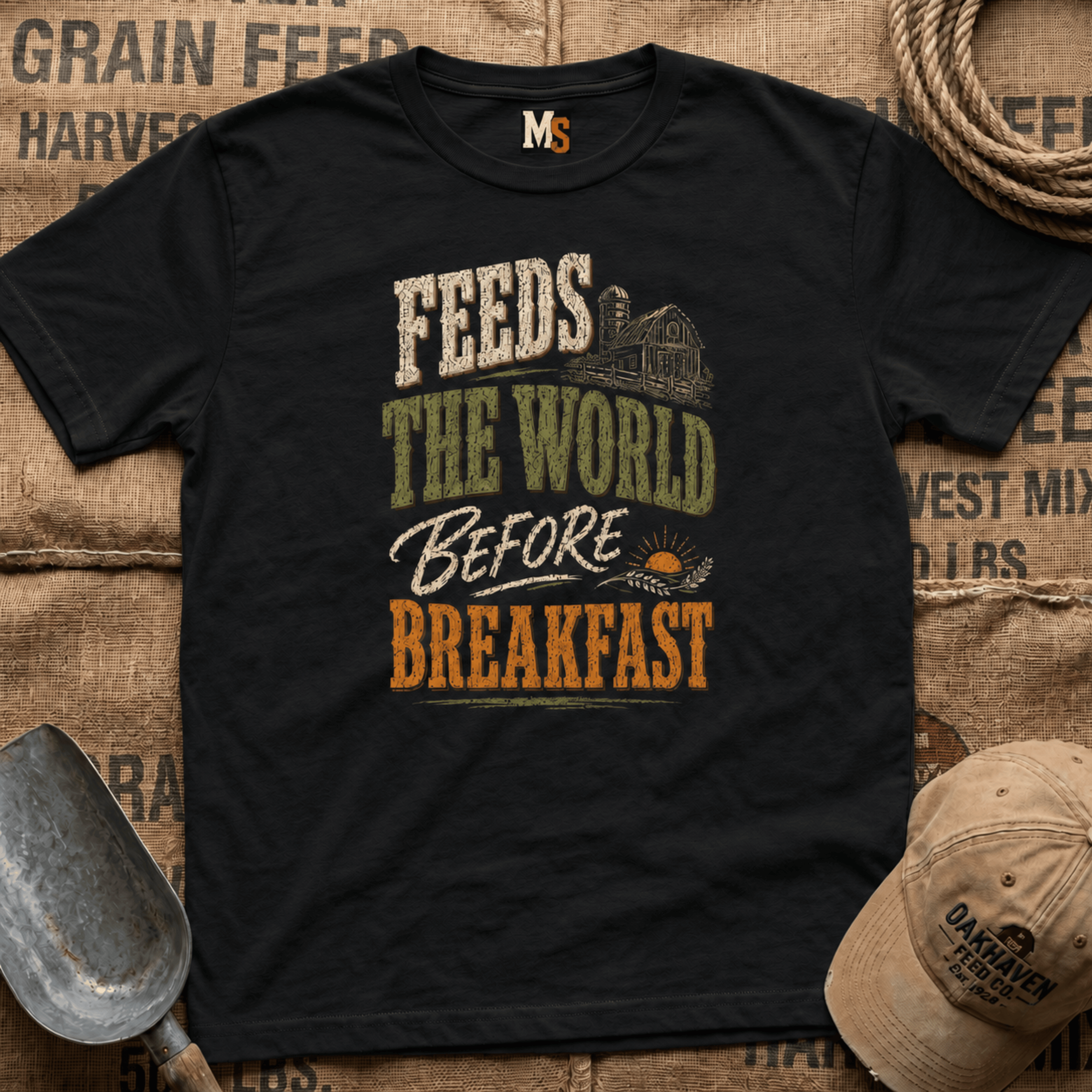 Feeds the World Before Breakfast T-shirt