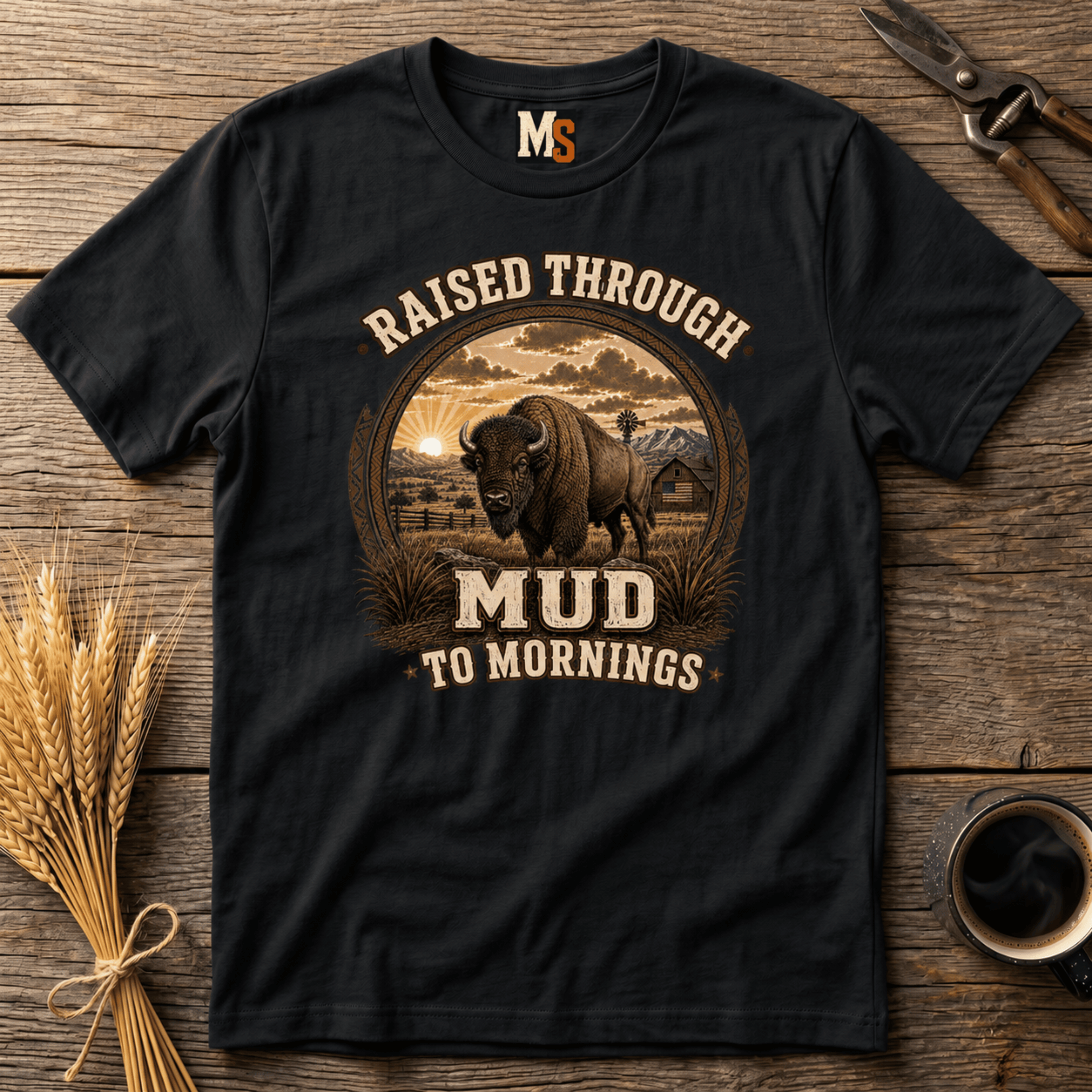 Raised through Mud to Mornings T-shirt
