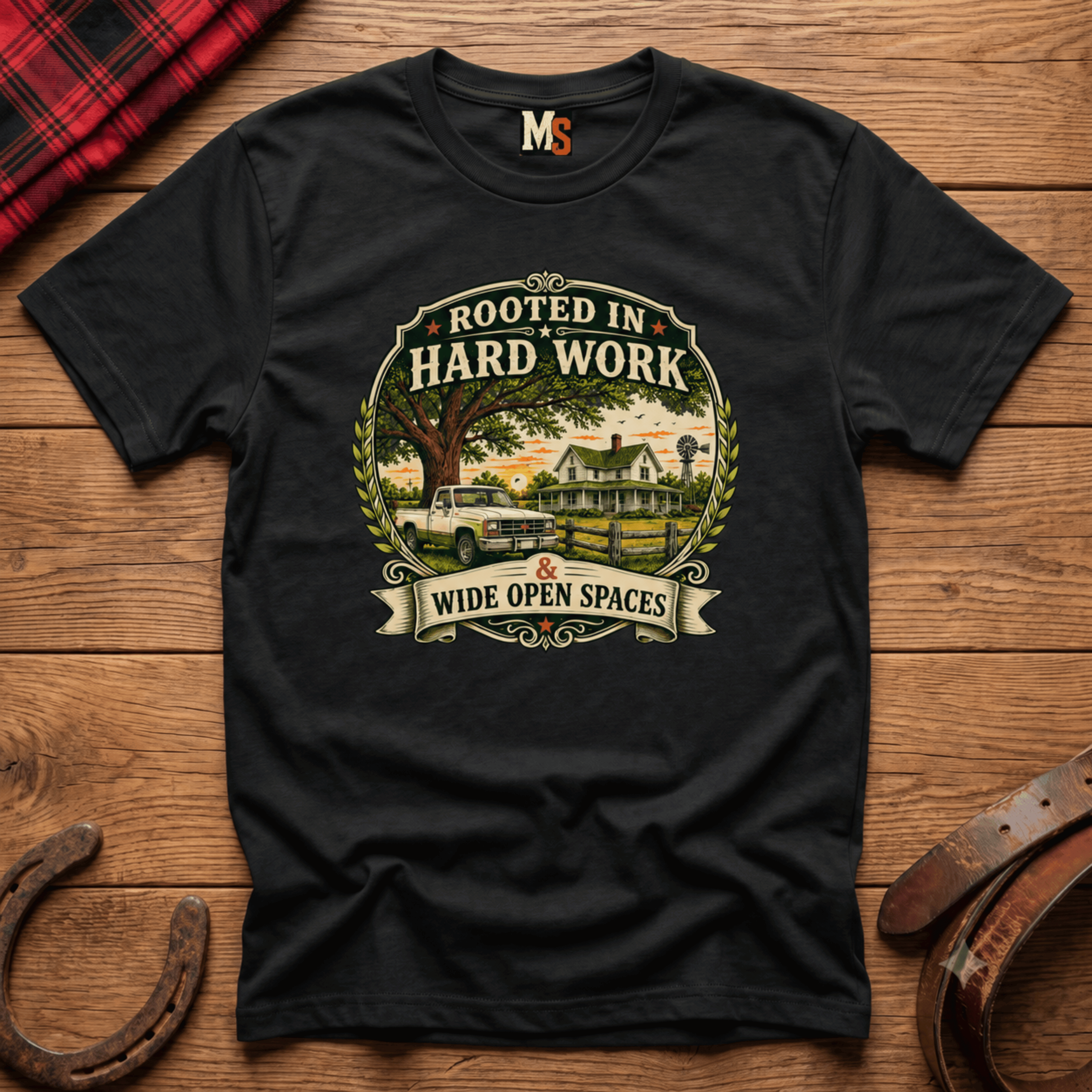 Rooted in hard work T-shirt