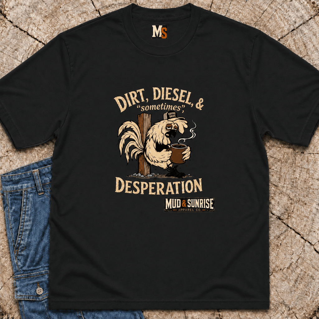 Dirt, Diesel & sometimes Desperation T-shirt
