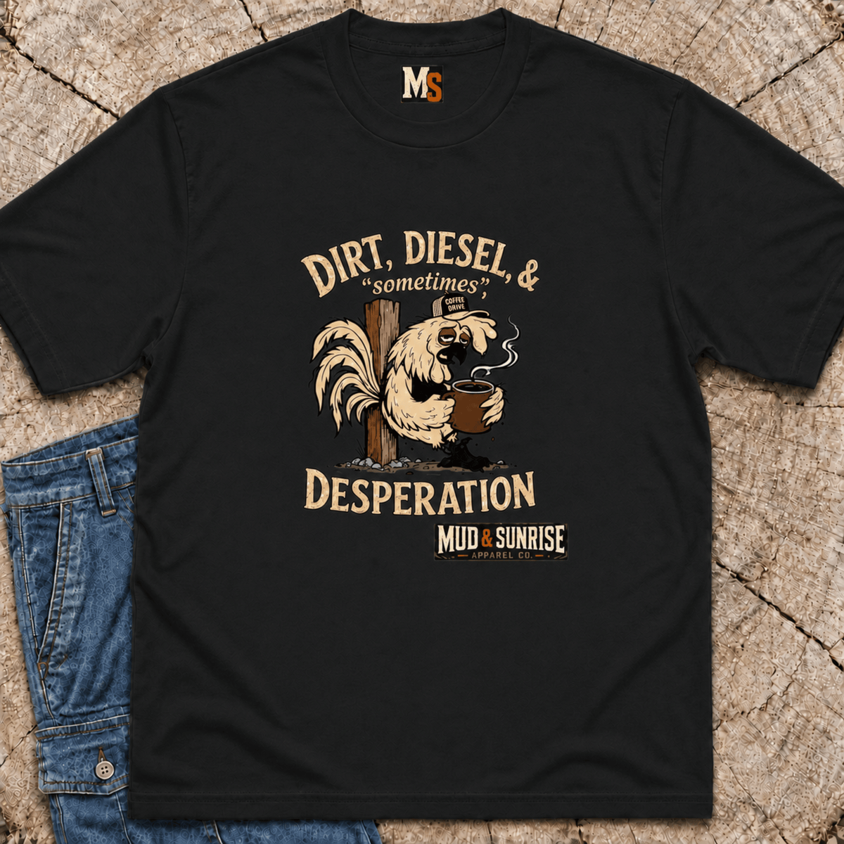 Dirt, Diesel & sometimes Desperation T-shirt