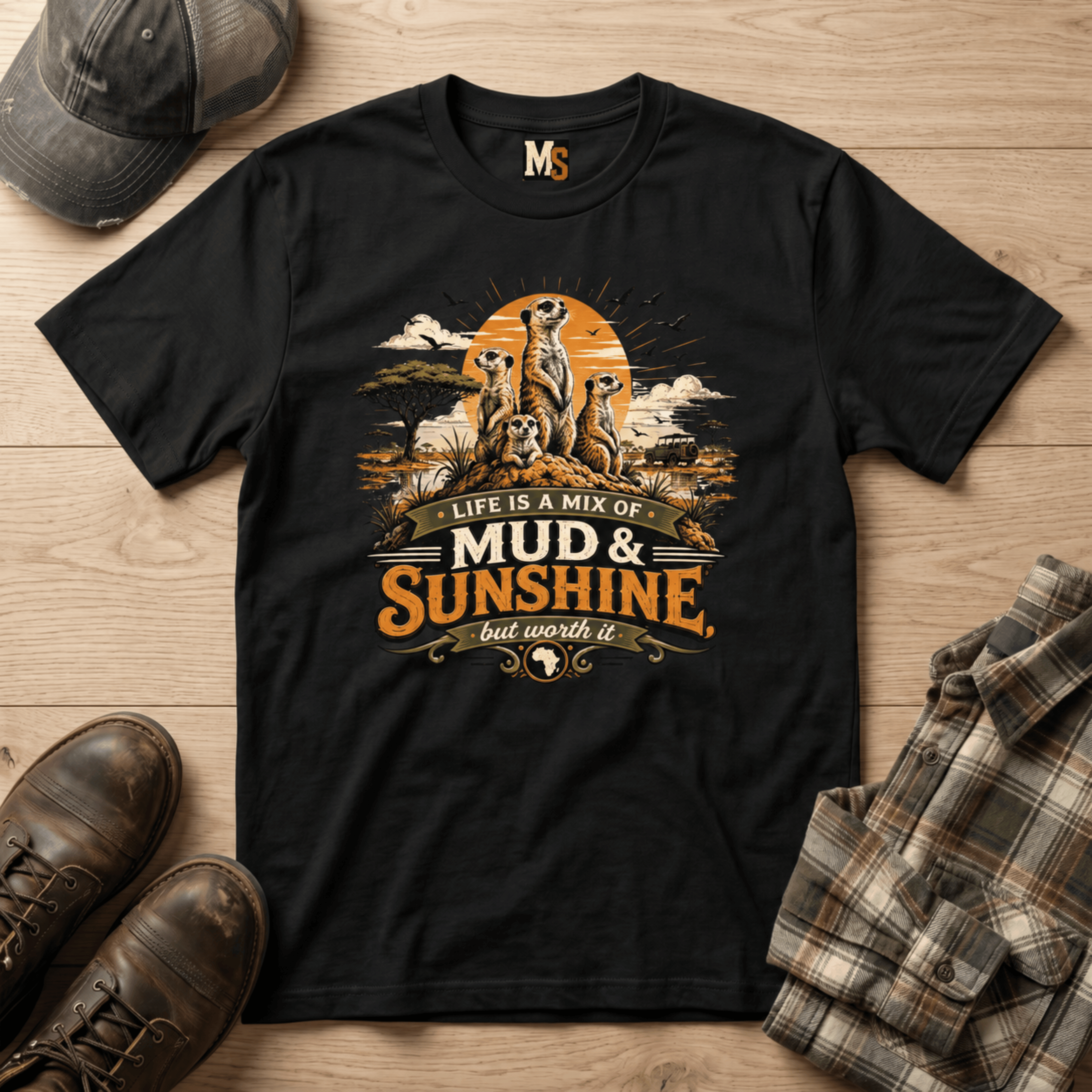 Life is a mix of Mud & Sunshine, but worth it T-shirt