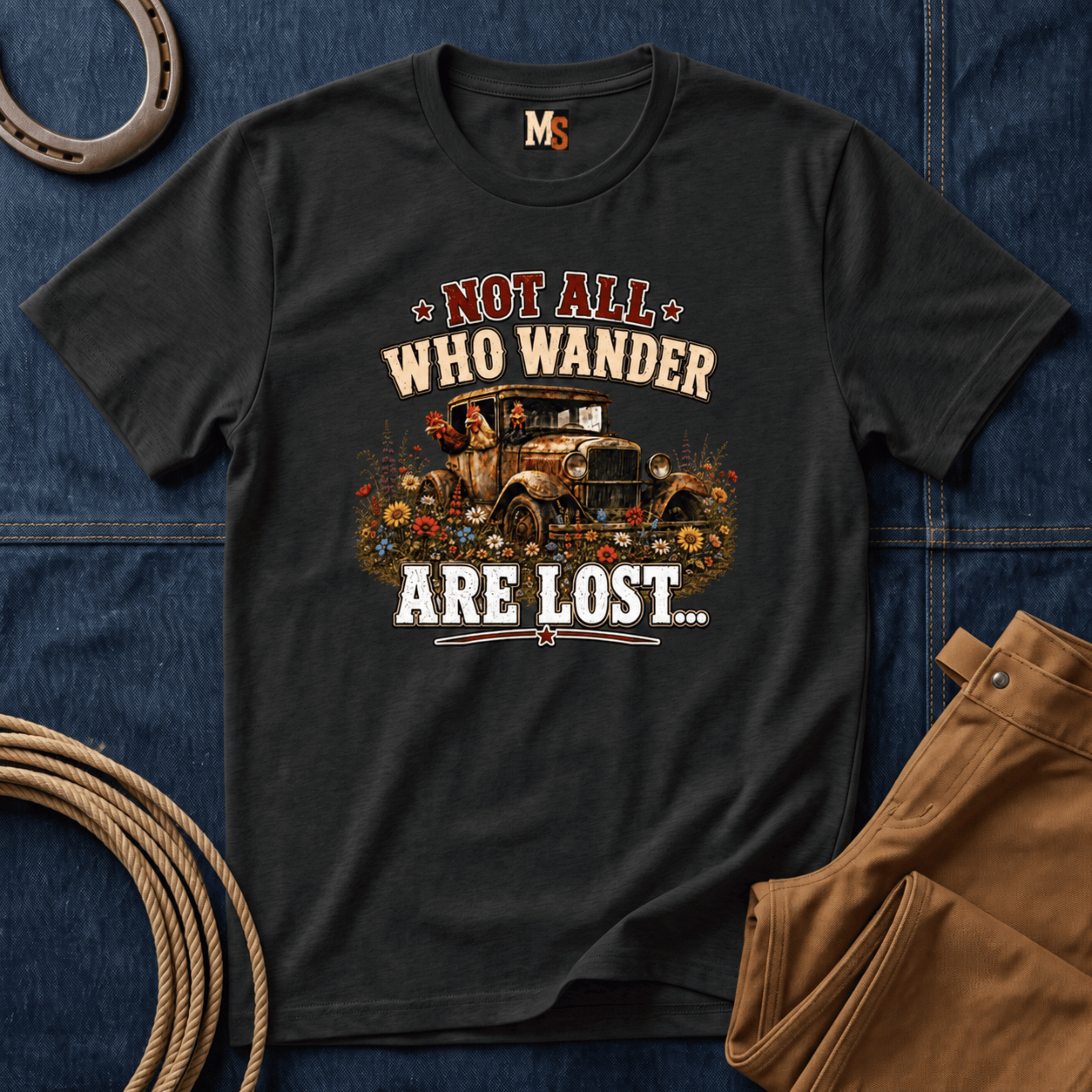 Not all who wander are lost T-shirt