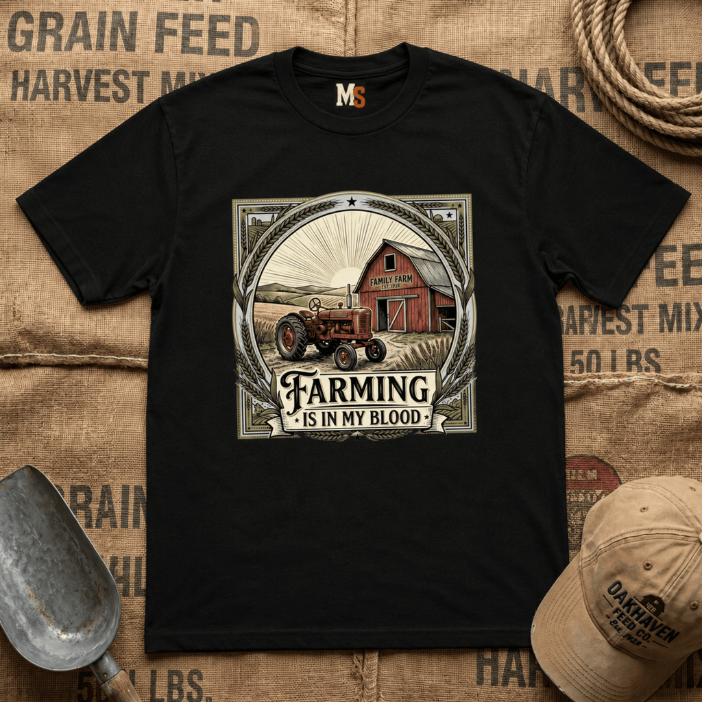 Farming is in my blood T-shirt