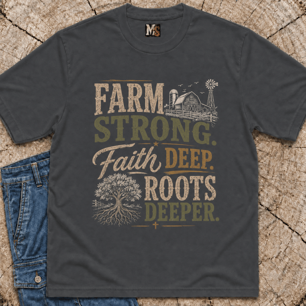 Farm Strong, Faith Deep T-shirt
