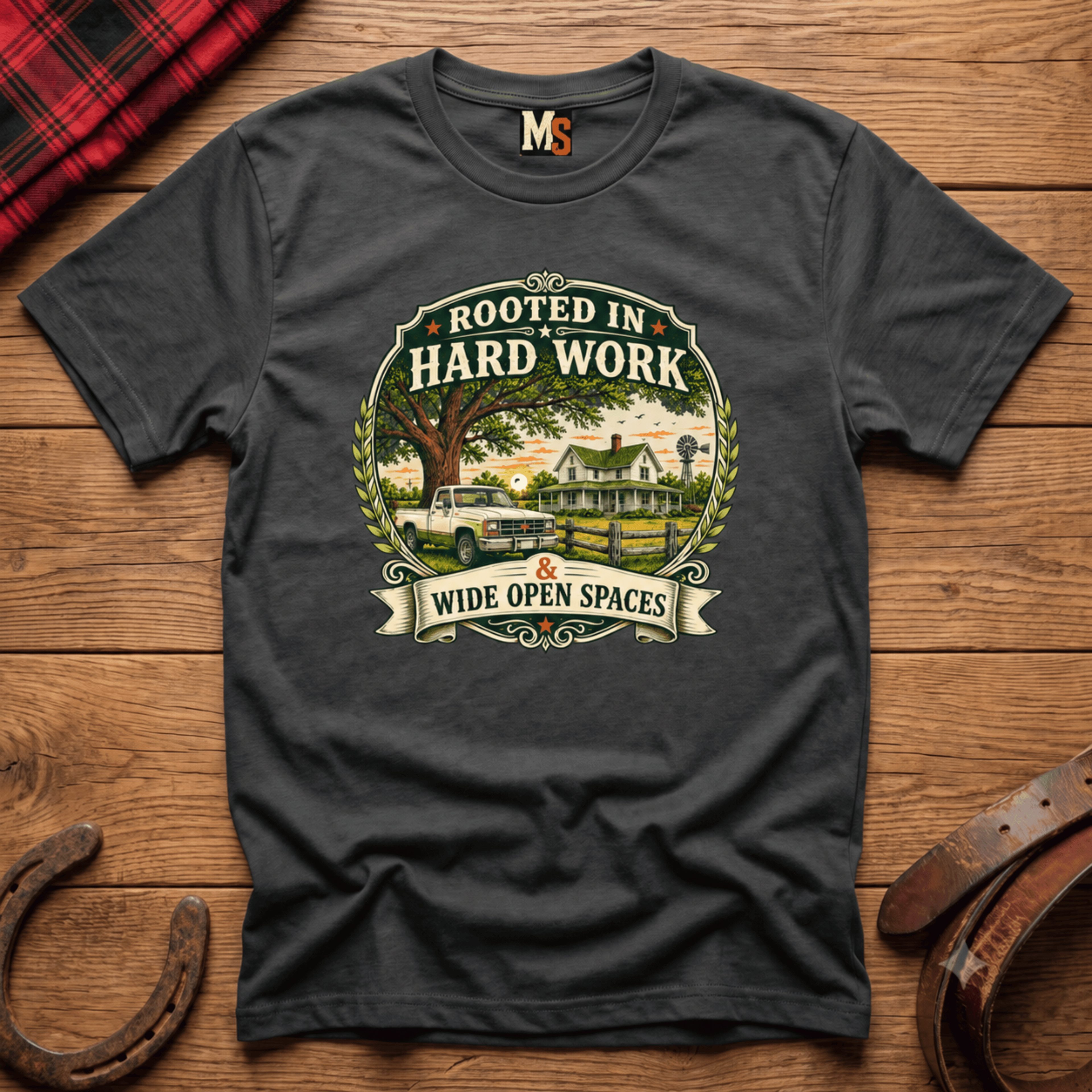 Rooted in hard work T-shirt