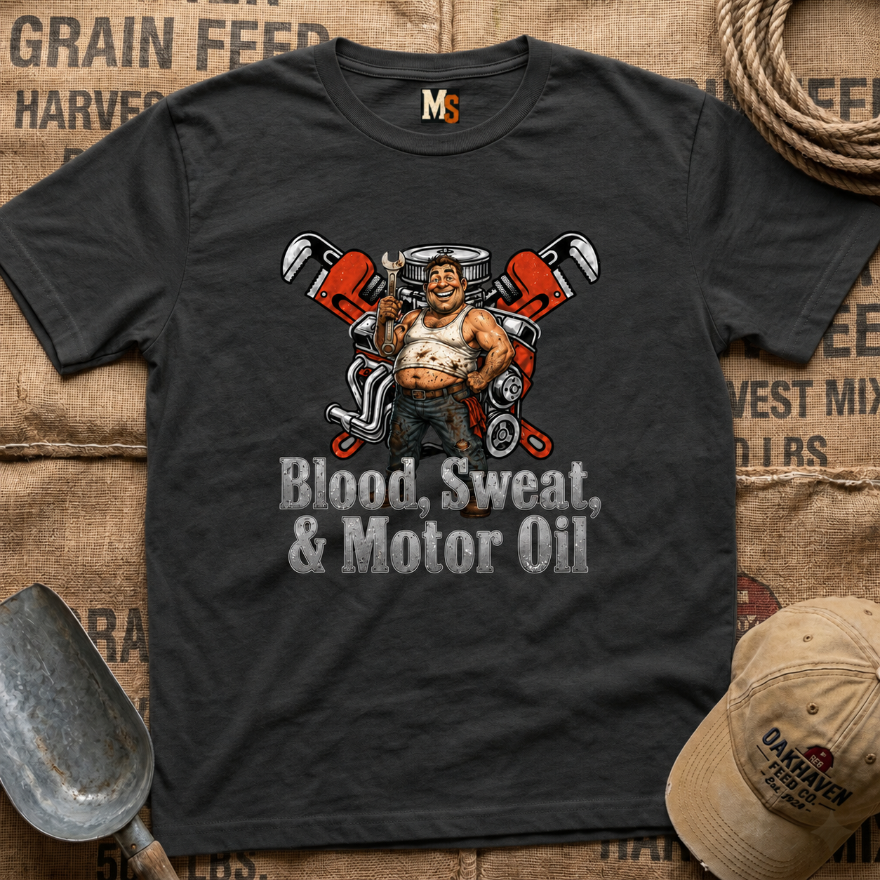 Blood, Sweat & Motor Oil T-shirt