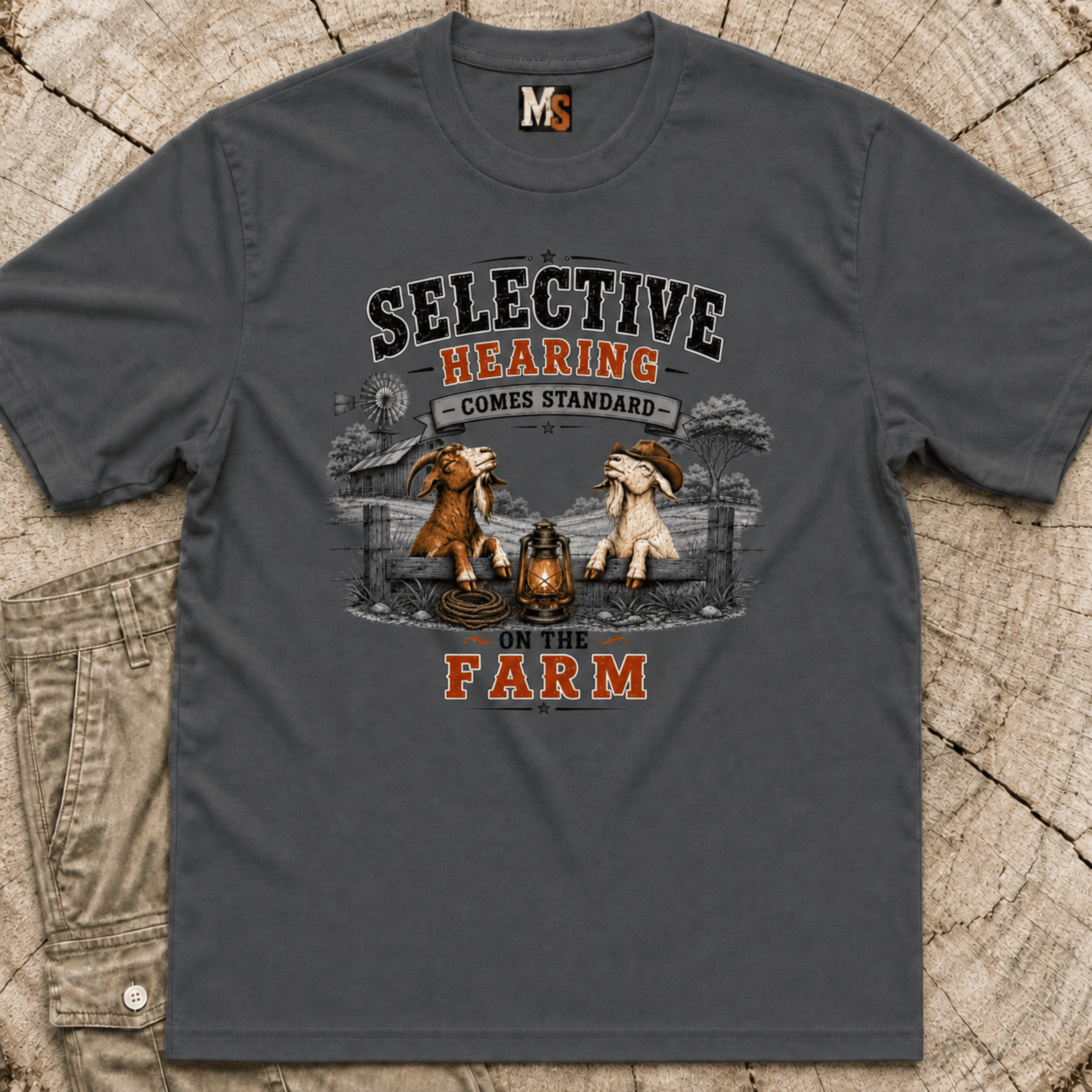 Selective hearing comes standard on the Farm (2) T-shirt