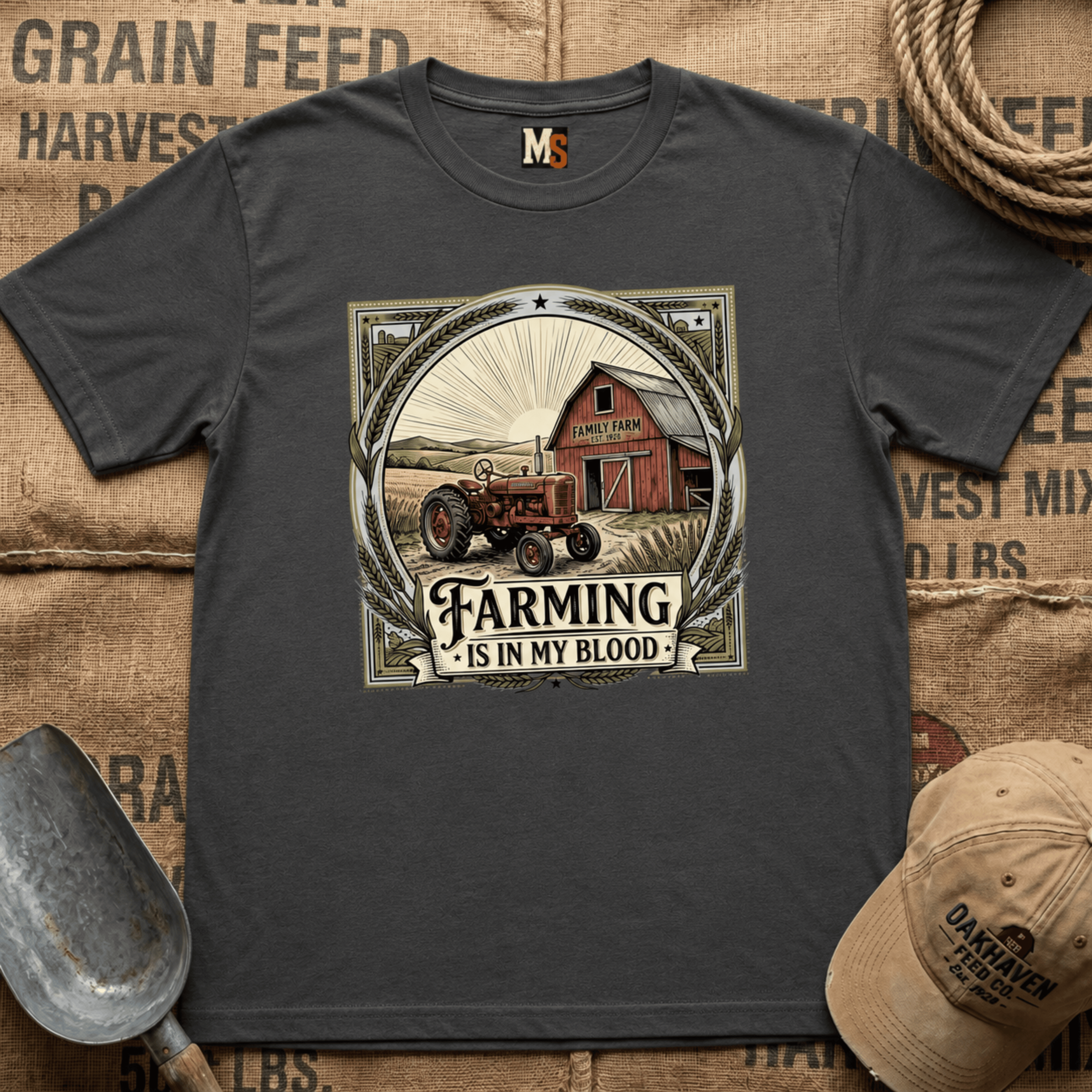 Farming is in my blood T-shirt