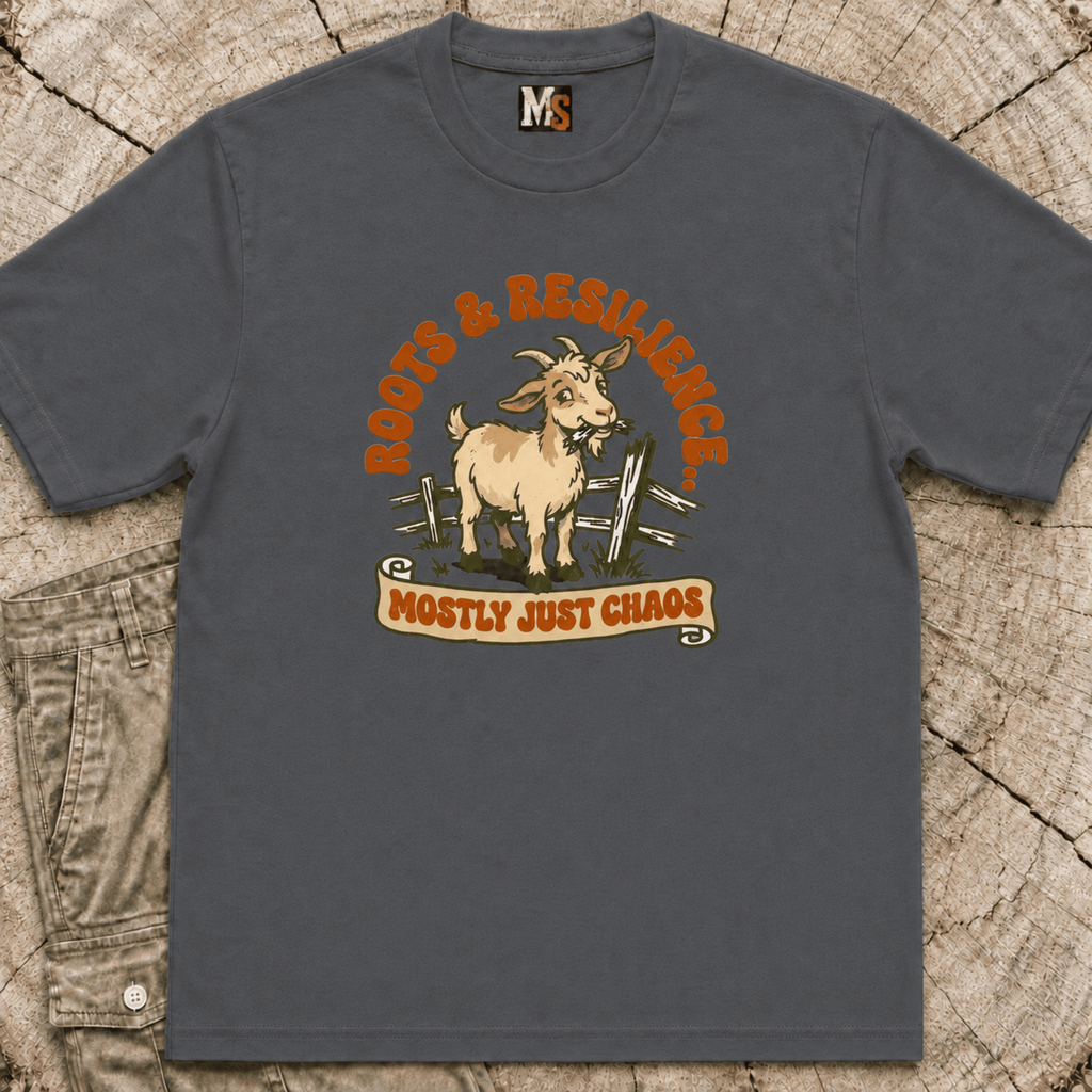Roots & Resilience - mostly just chaos T-shirt