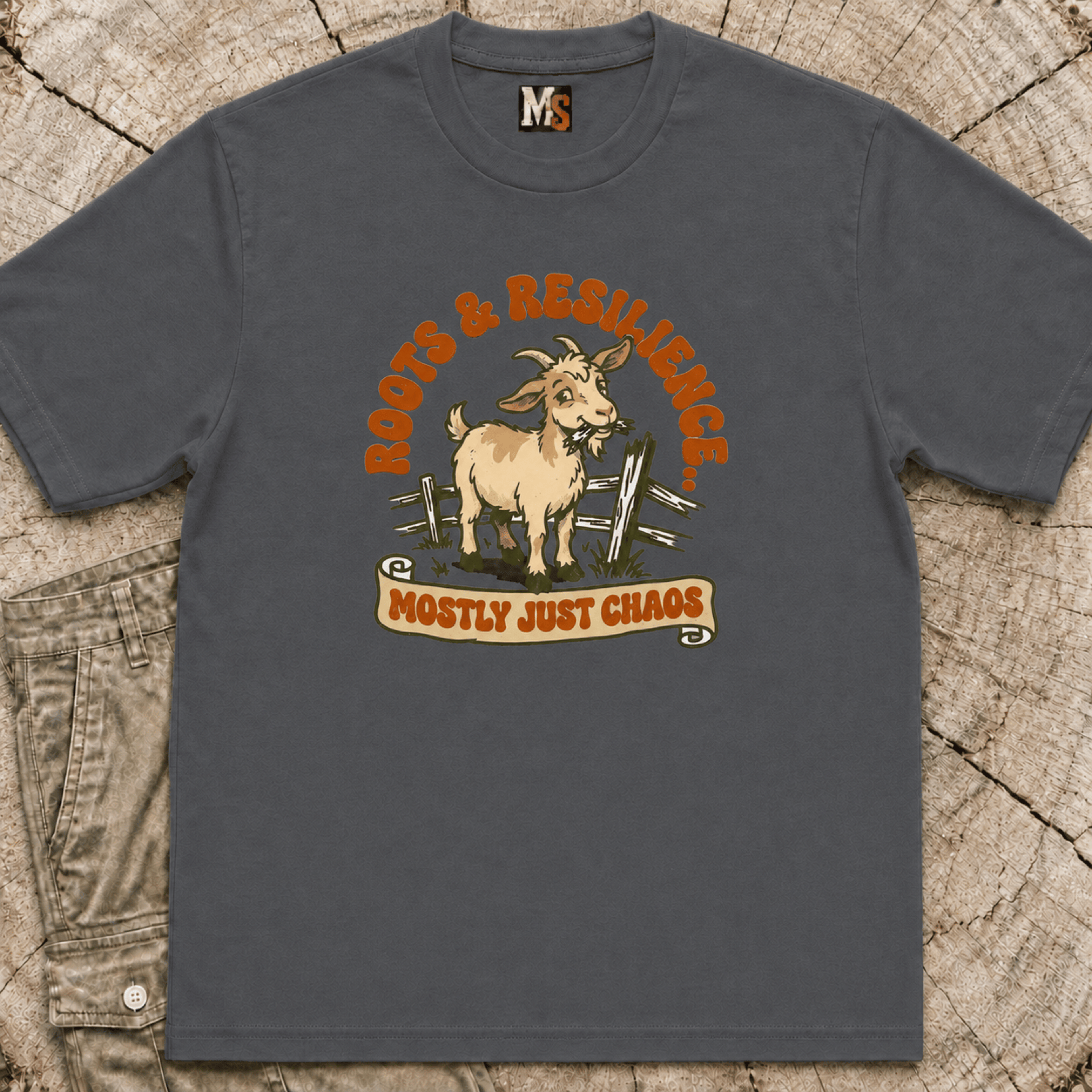Roots & Resilience - mostly just chaos T-shirt