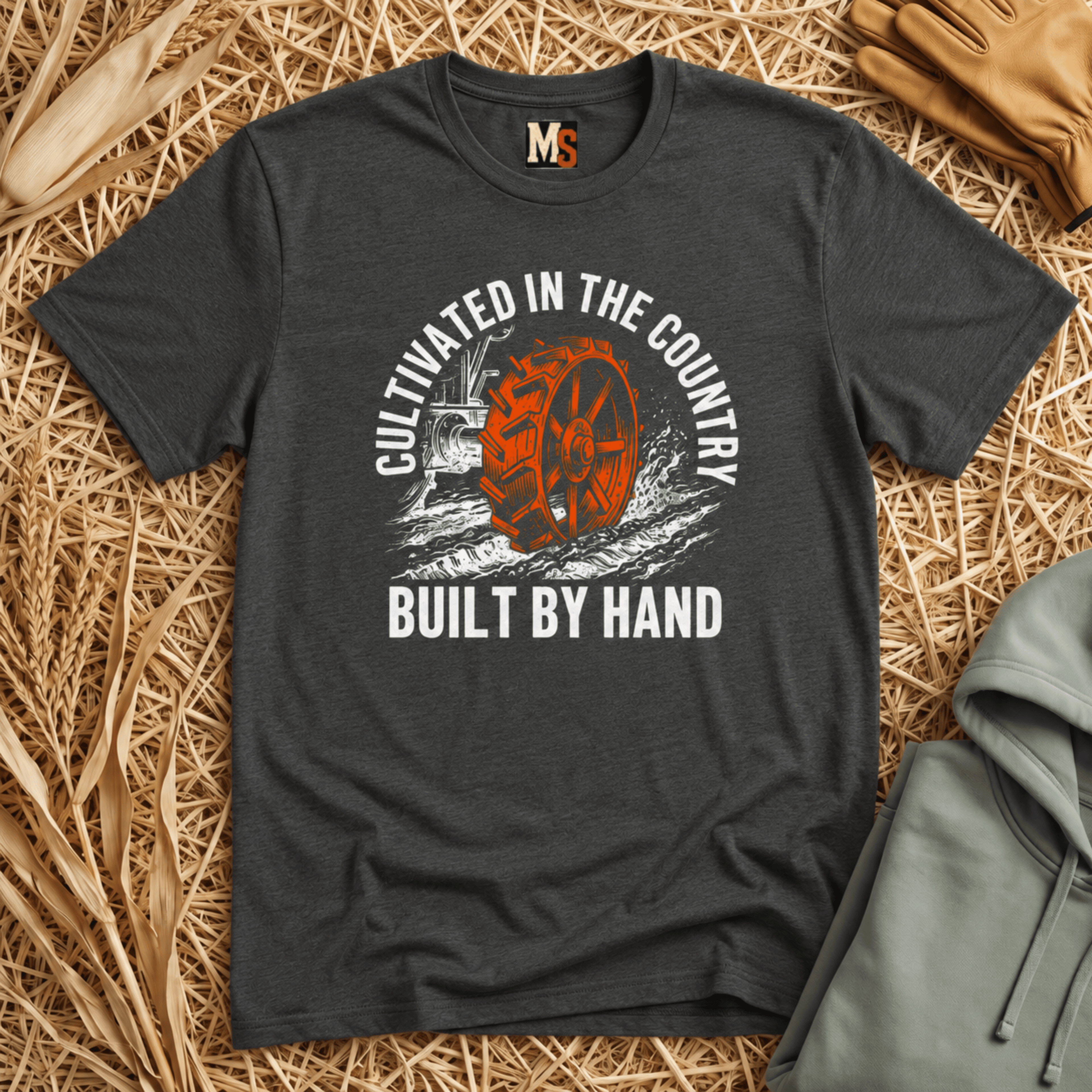Cultivated in the Country — Built by Hand Vintage Tractor Tee