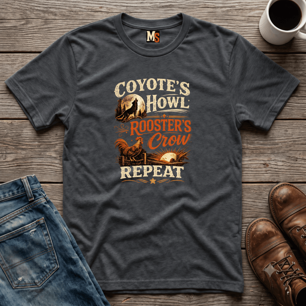 Coyote's Howl, Roosters Crow, Repeat T-shirt