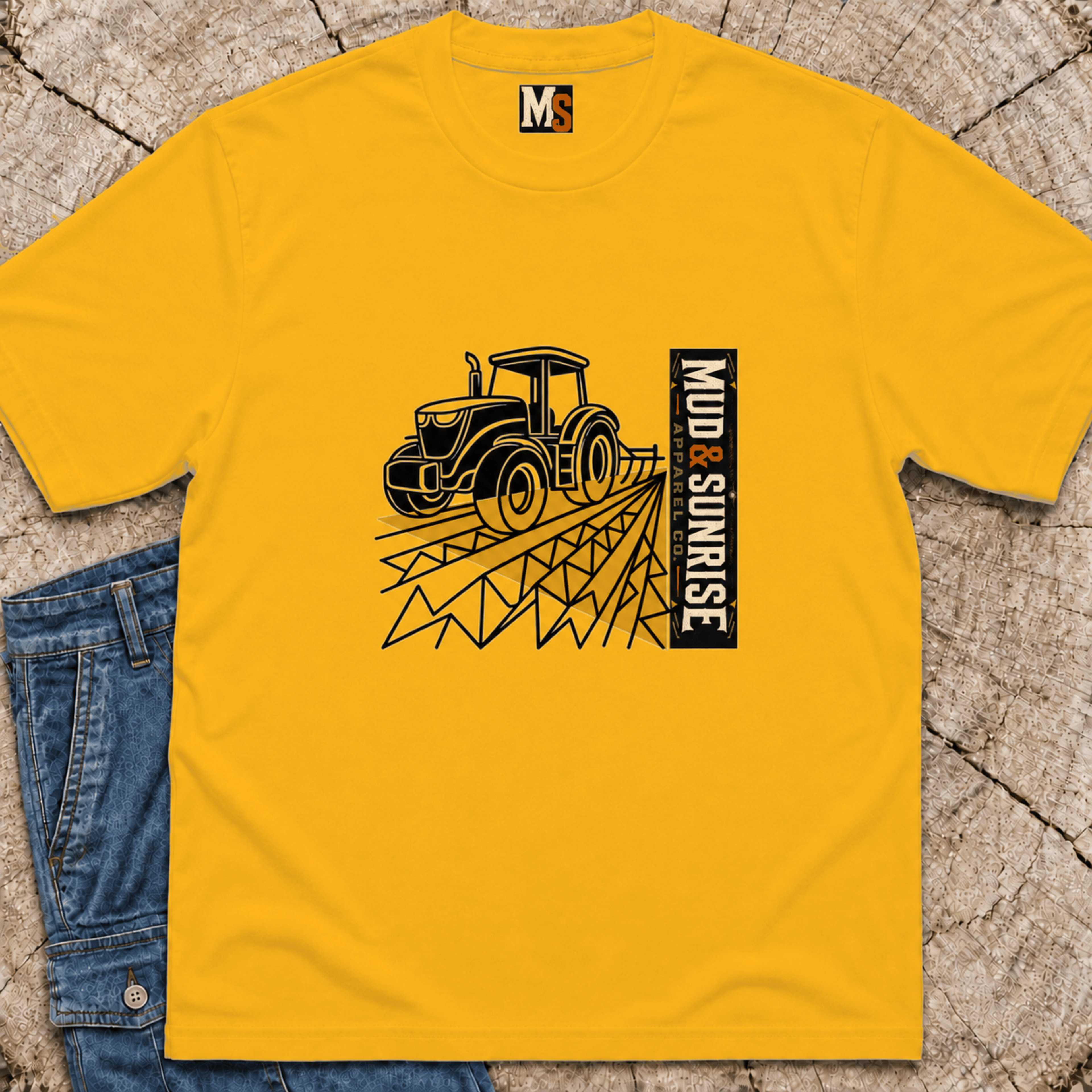 Tractor 'Mud & Sunrise' T‑Shirt