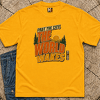 Past the city the world wakes T-shirt