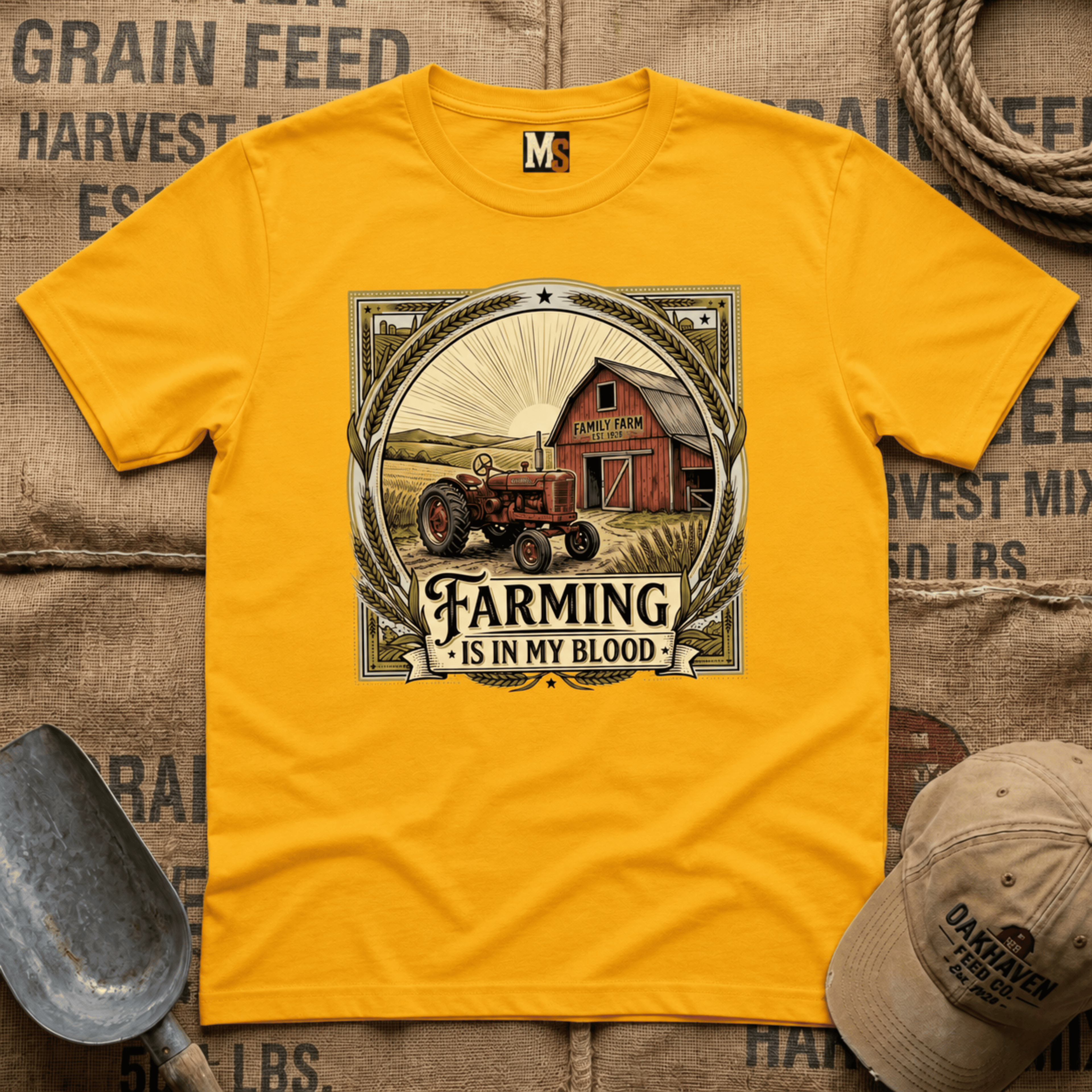 Farming is in my blood T-shirt