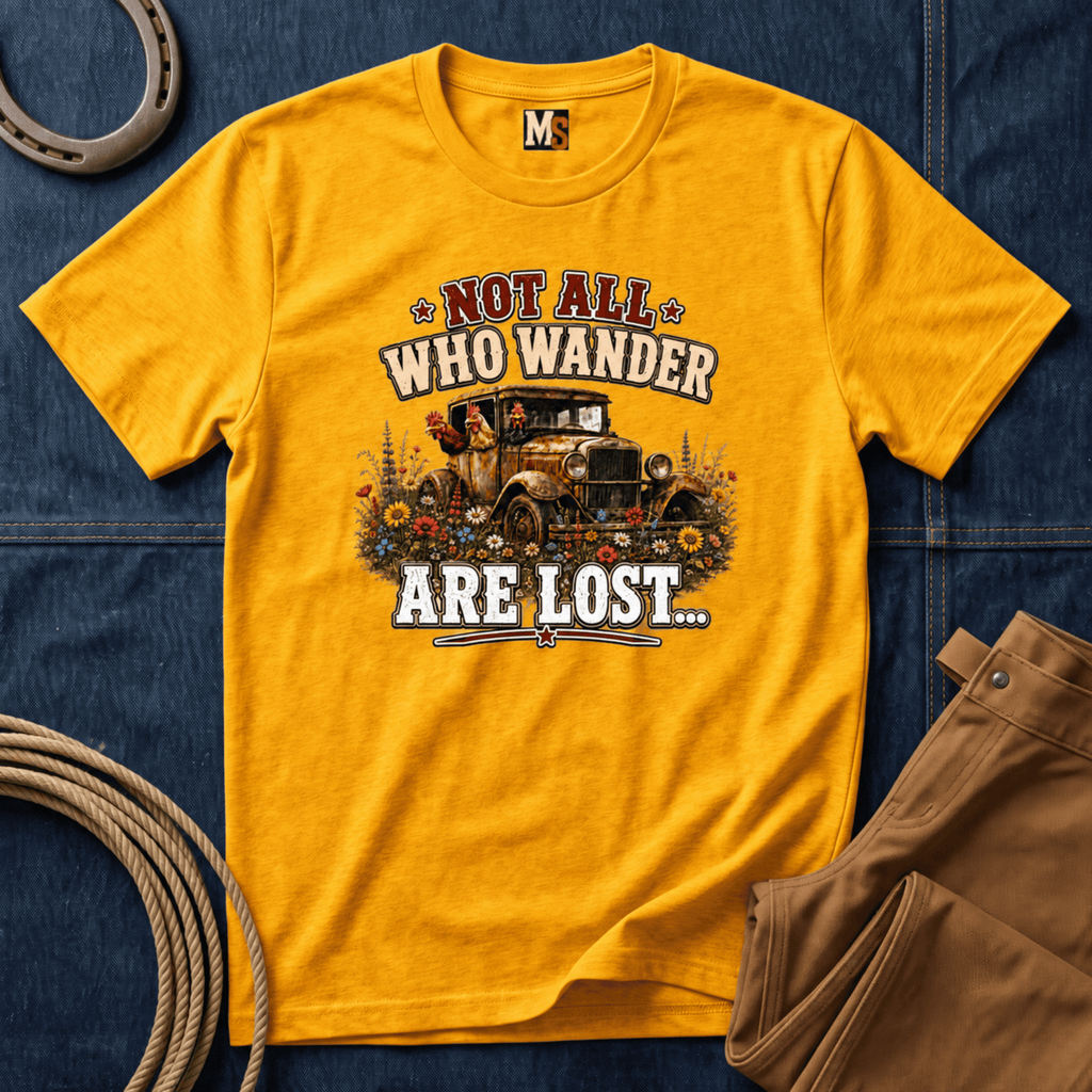 Not all who wander are lost T-shirt
