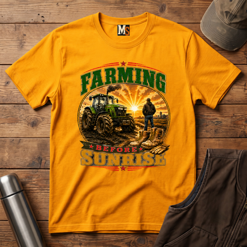 Farming before Sunrise T-Shirt