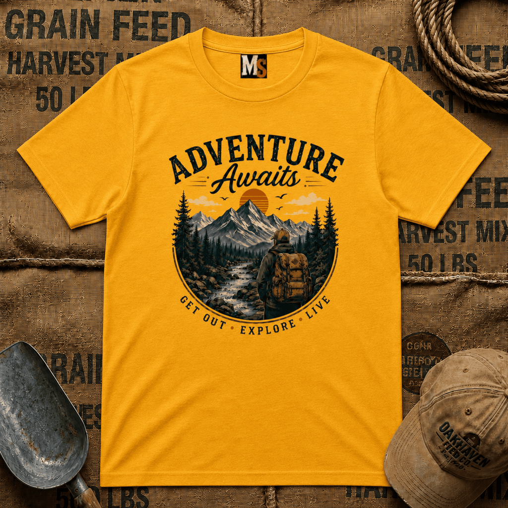 Adventure awaits - explore T-shirt