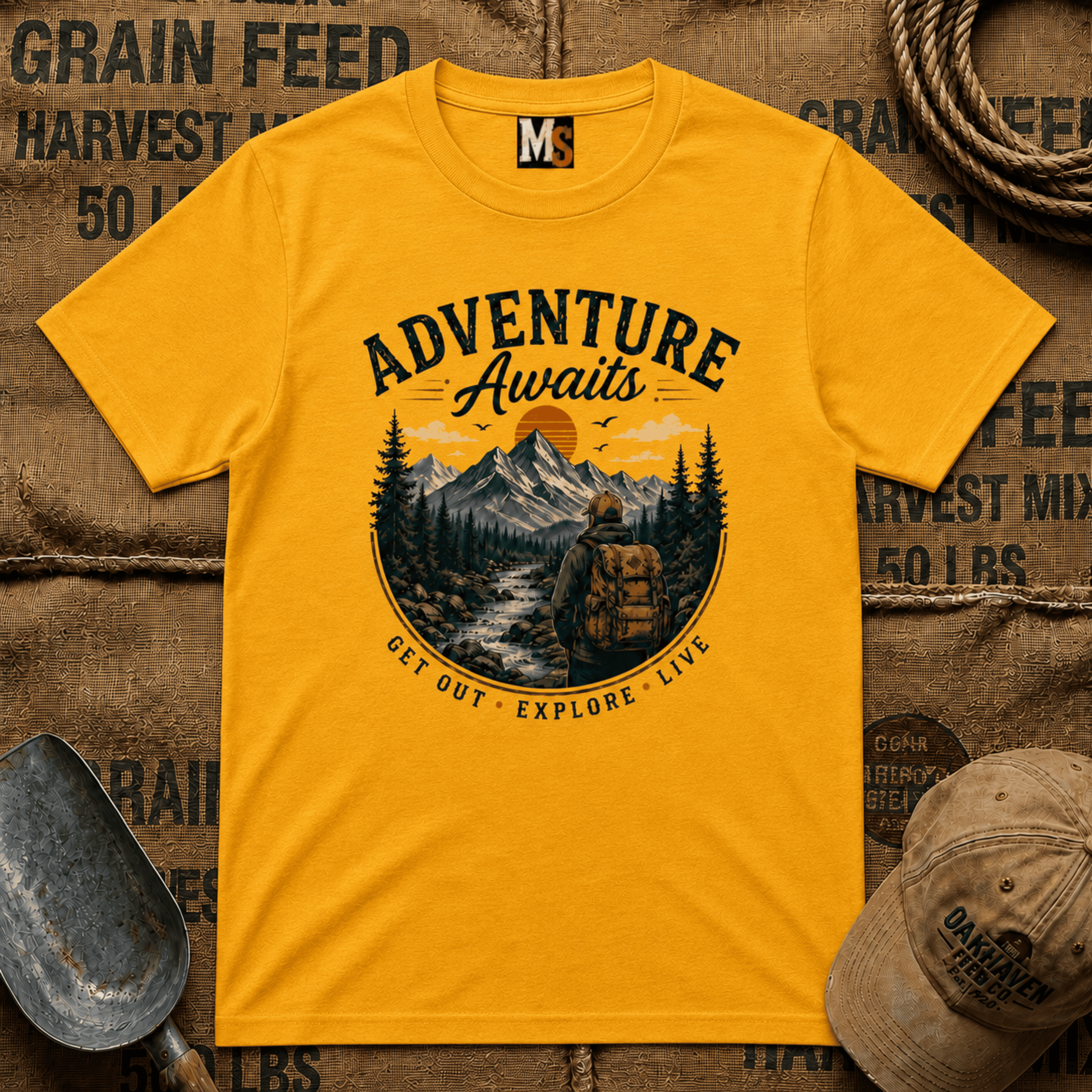 Adventure awaits - explore T-shirt