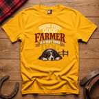 Behind every good farmer is a very tired dog T-shirt