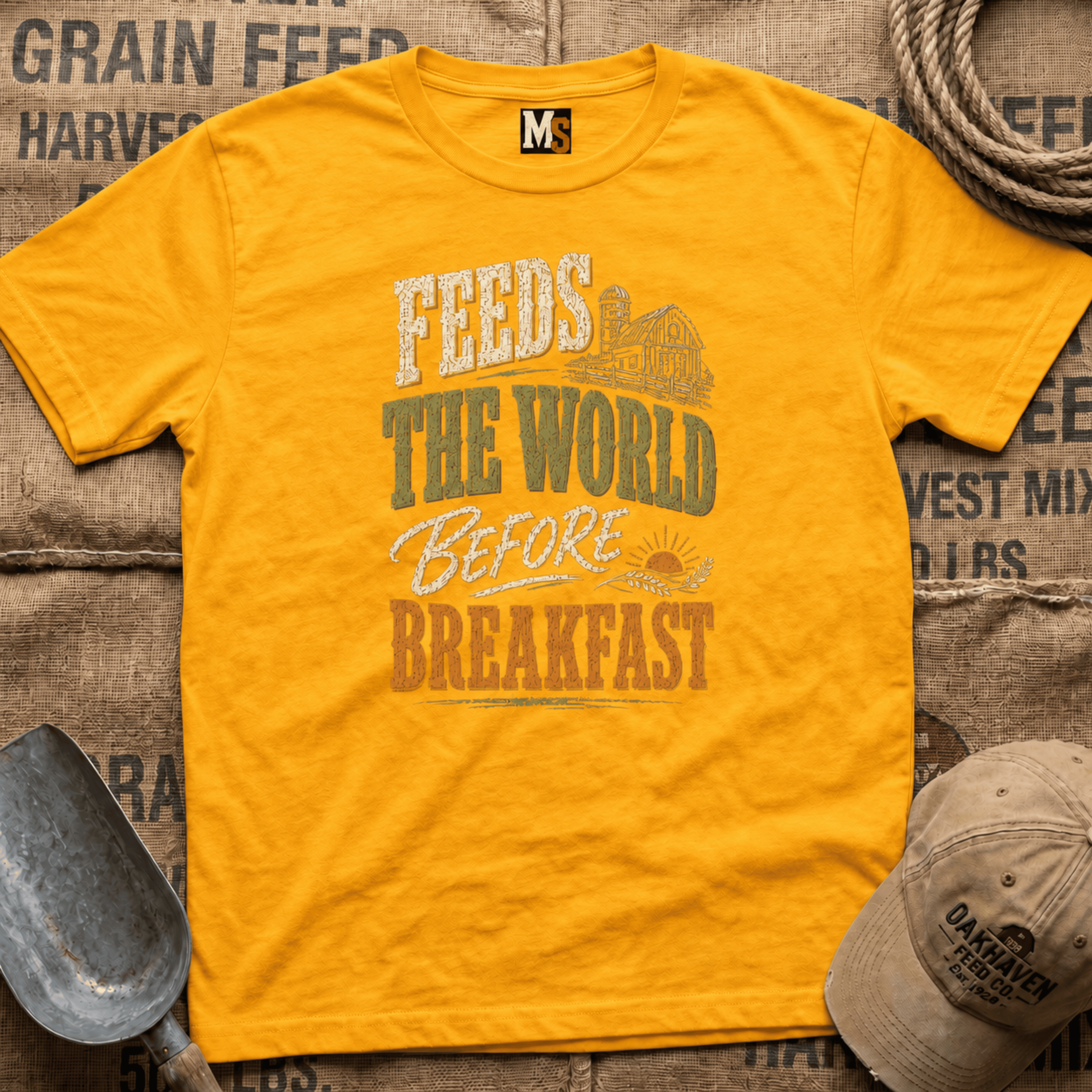 Feeds the World Before Breakfast T-shirt