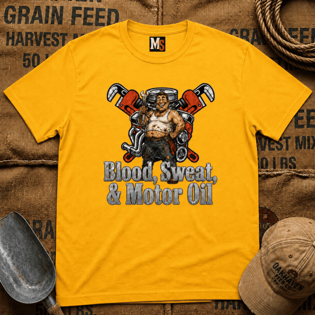 Blood, Sweat & Motor Oil T-shirt