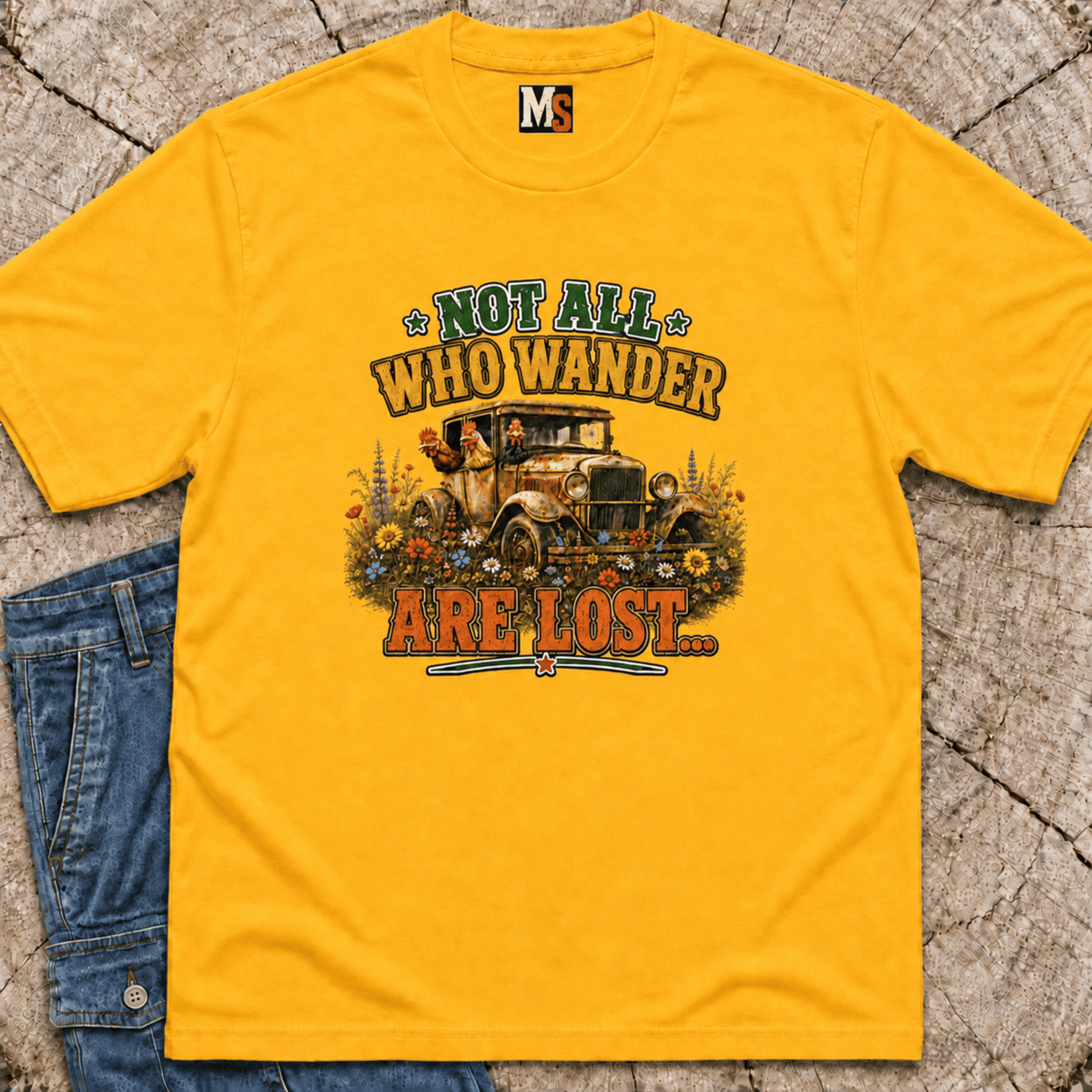 Not all who wander are lost T-shirt