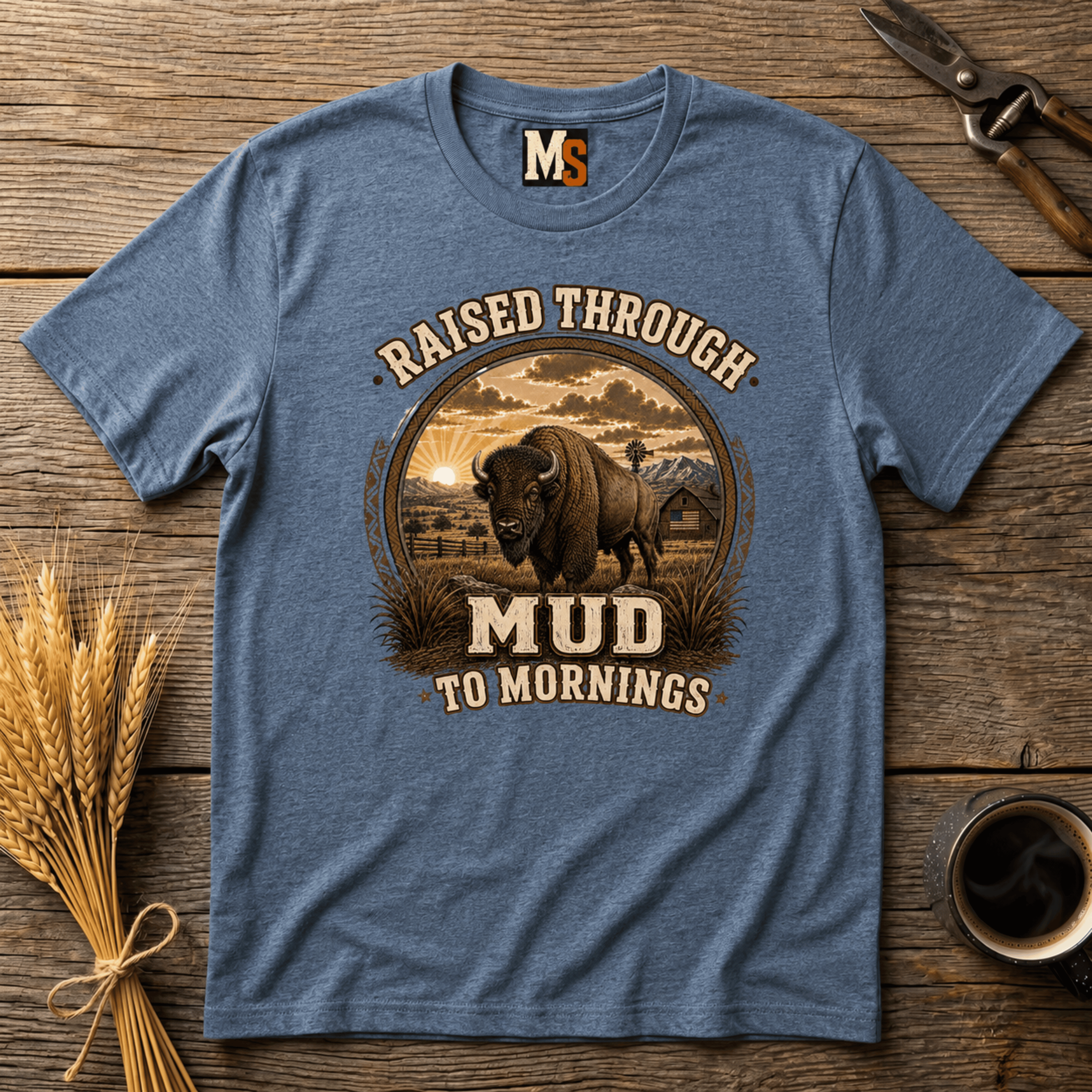 Raised through Mud to Mornings T-shirt