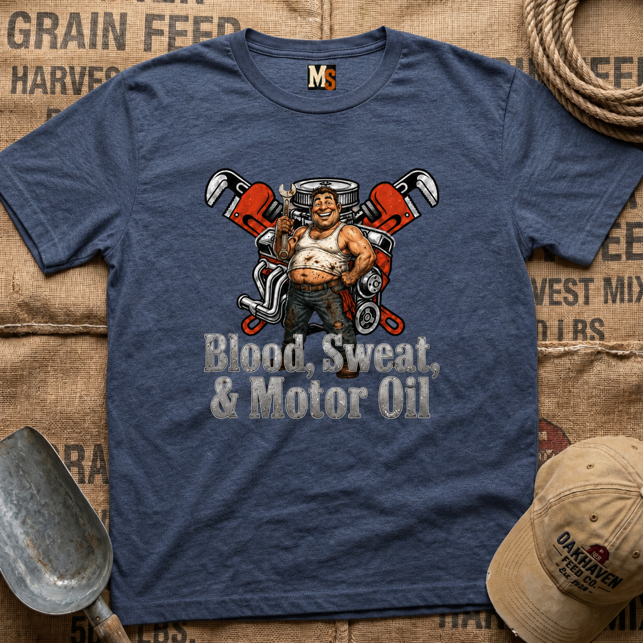 Blood, Sweat & Motor Oil T-shirt