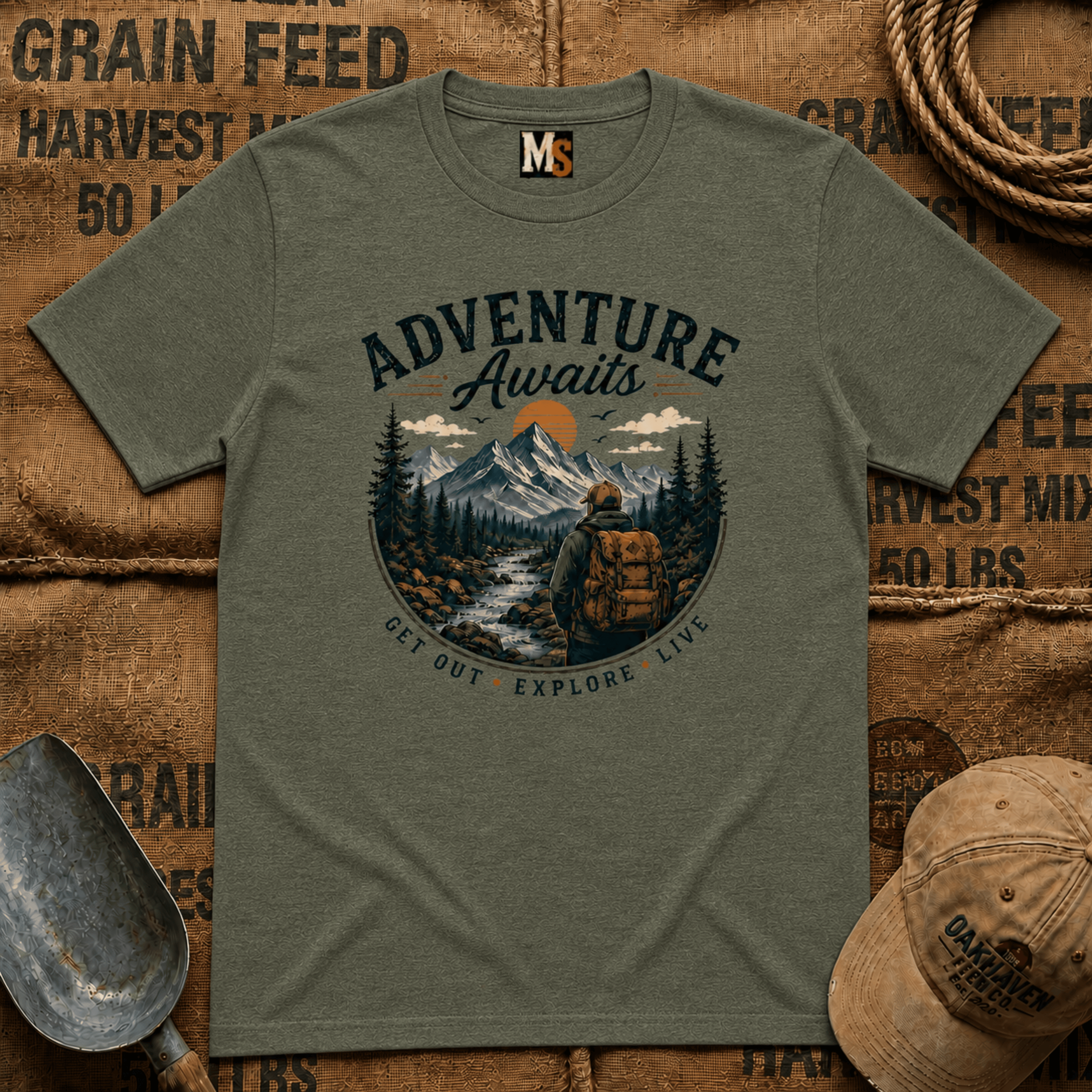 Adventure awaits - explore T-shirt