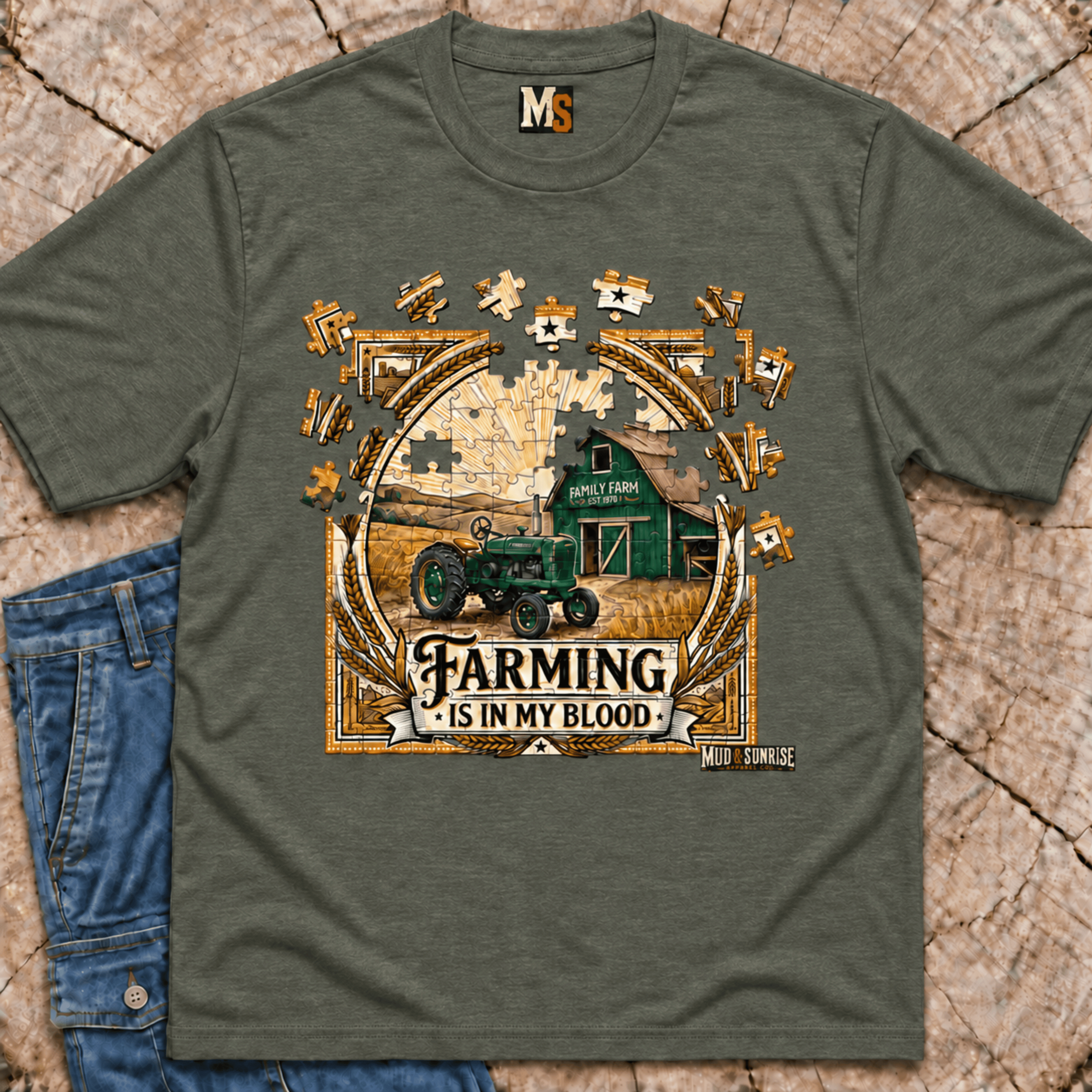 Farming is in my blood T-shirt
