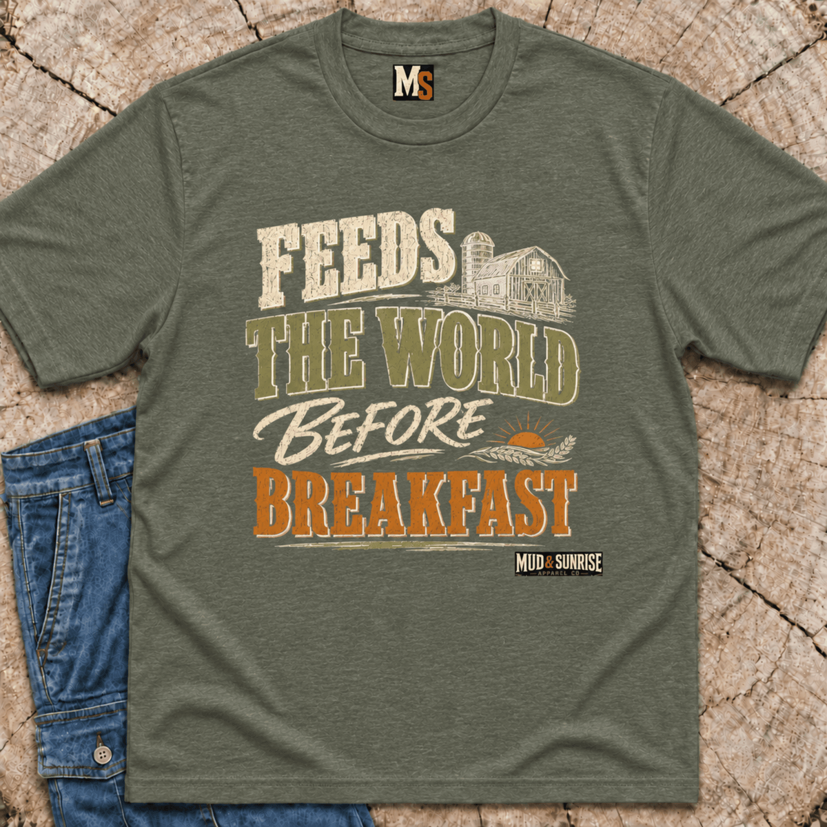 Feeds the World Before Breakfast T-shirt