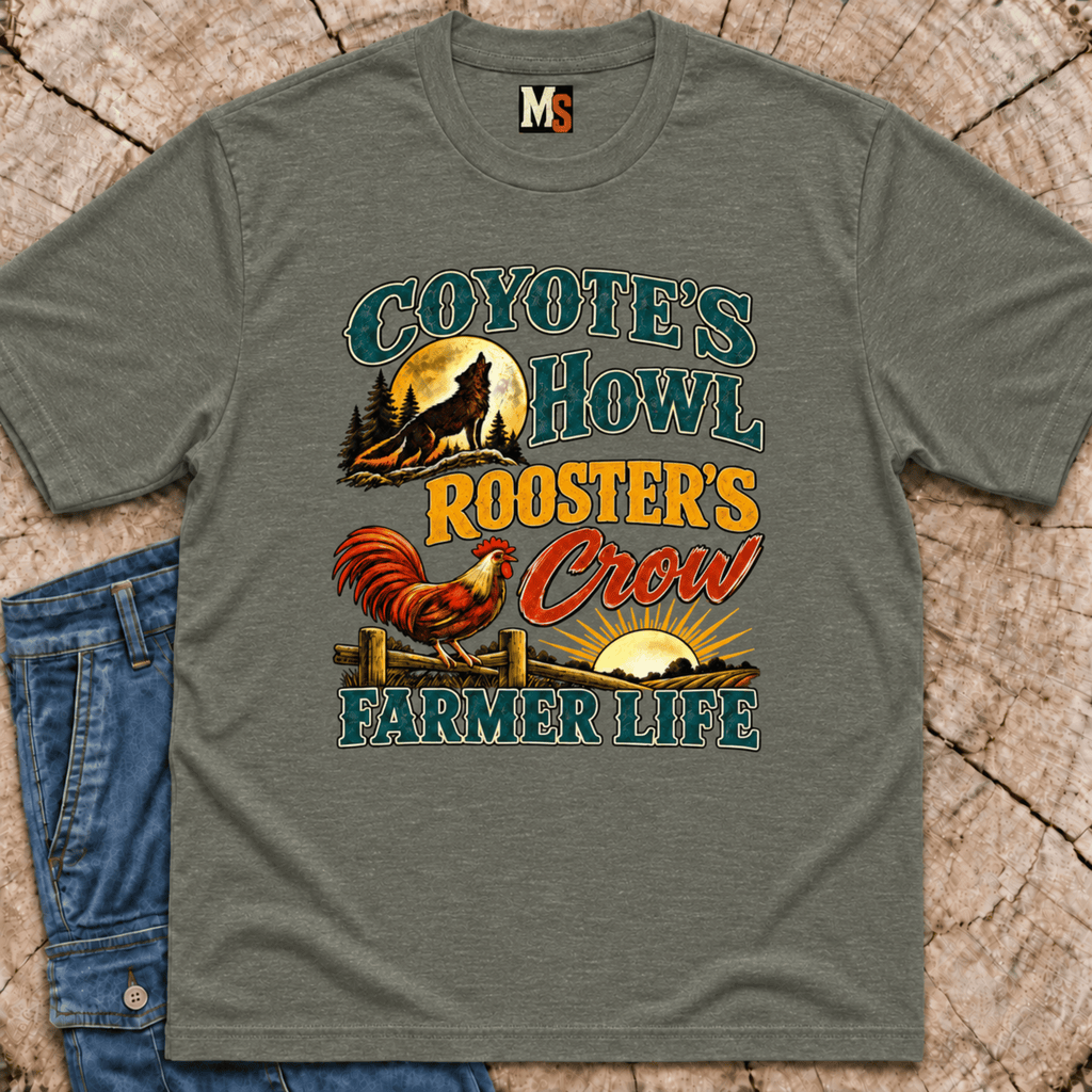 Coyote's Howl, Roosters Crow, Repeat T-shirt